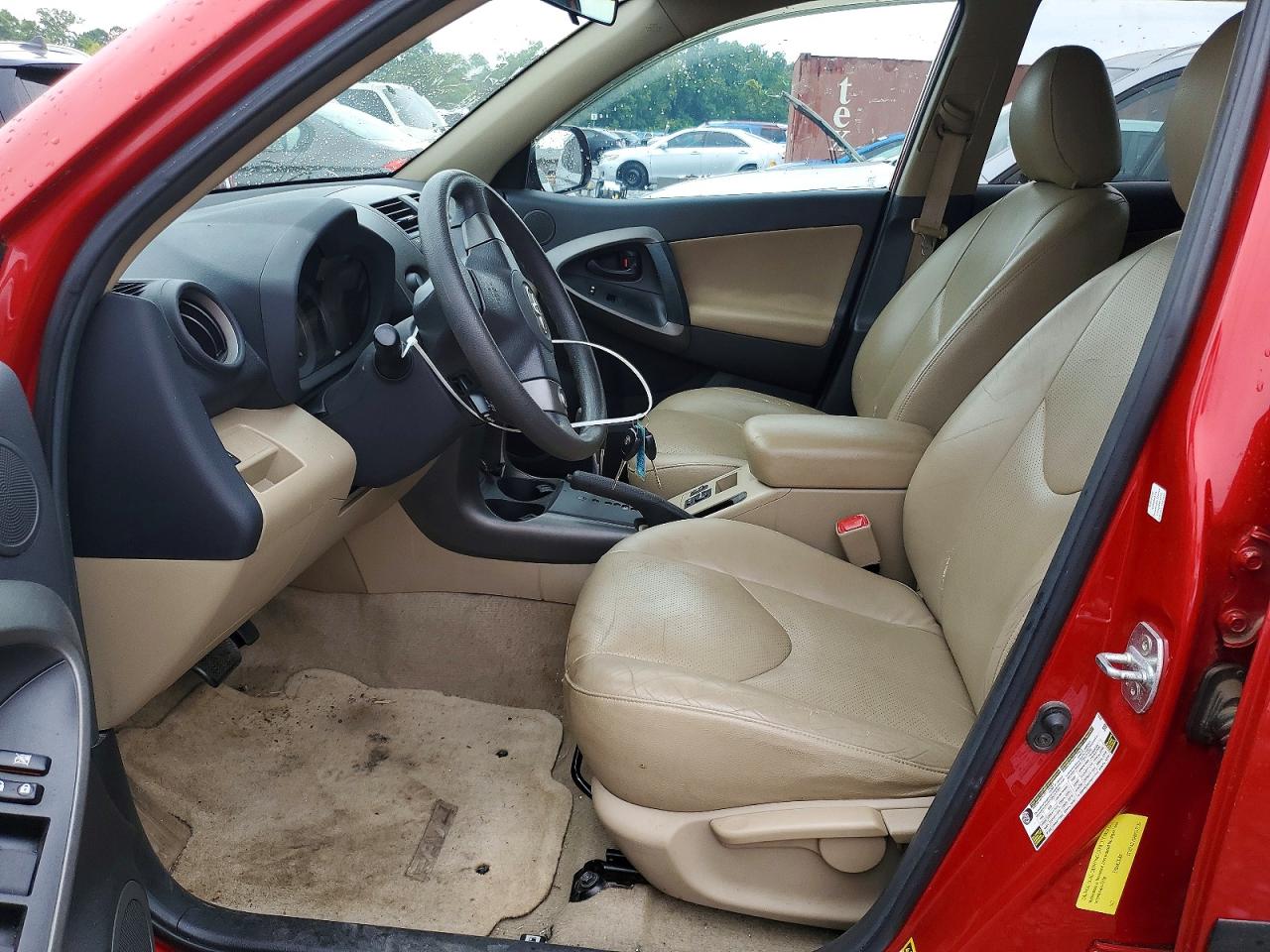 2010 Toyota Rav4 Base Red vin: 2T3ZF4DV5AW037139