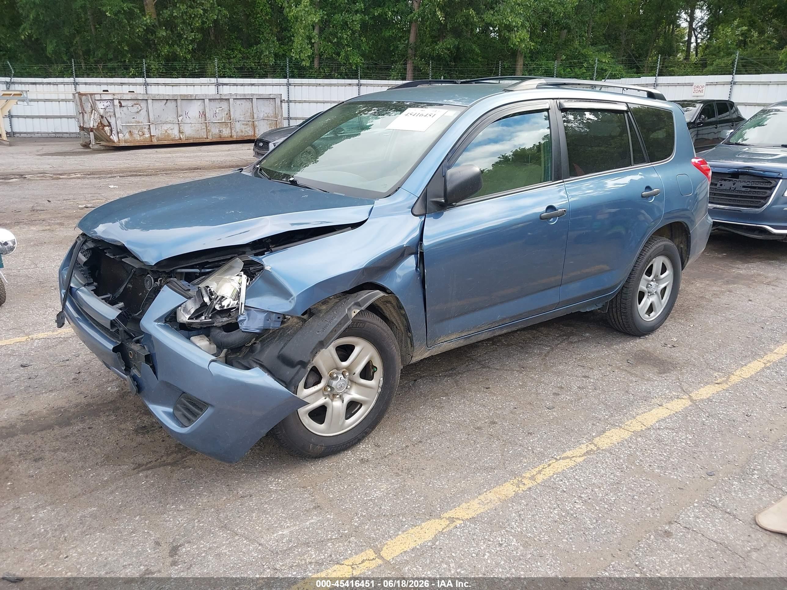 2011 Toyota Rav4   Синий vin: 2T3ZF4DV5BW087573