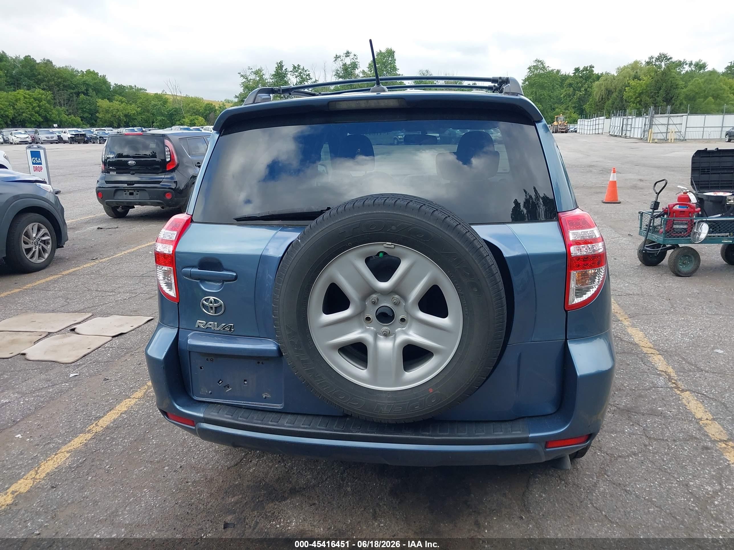 2011 Toyota Rav4   Синий vin: 2T3ZF4DV5BW087573