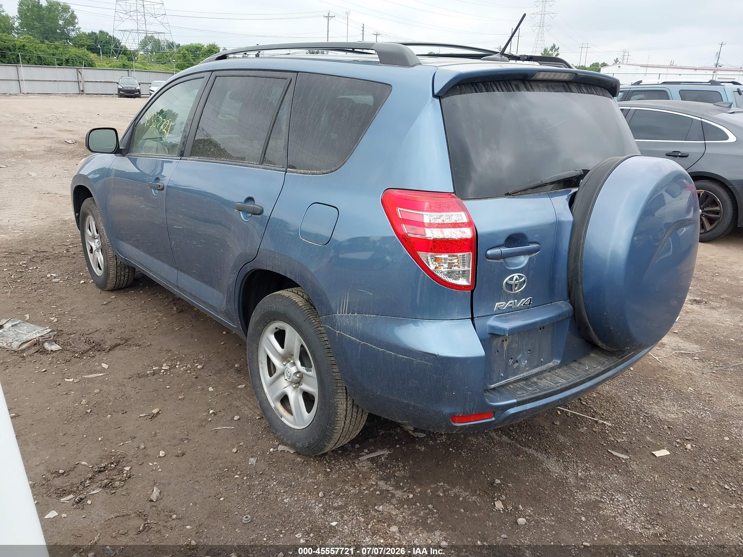 2011 Toyota Rav4   Blue vin: 2T3ZF4DV5BW092546