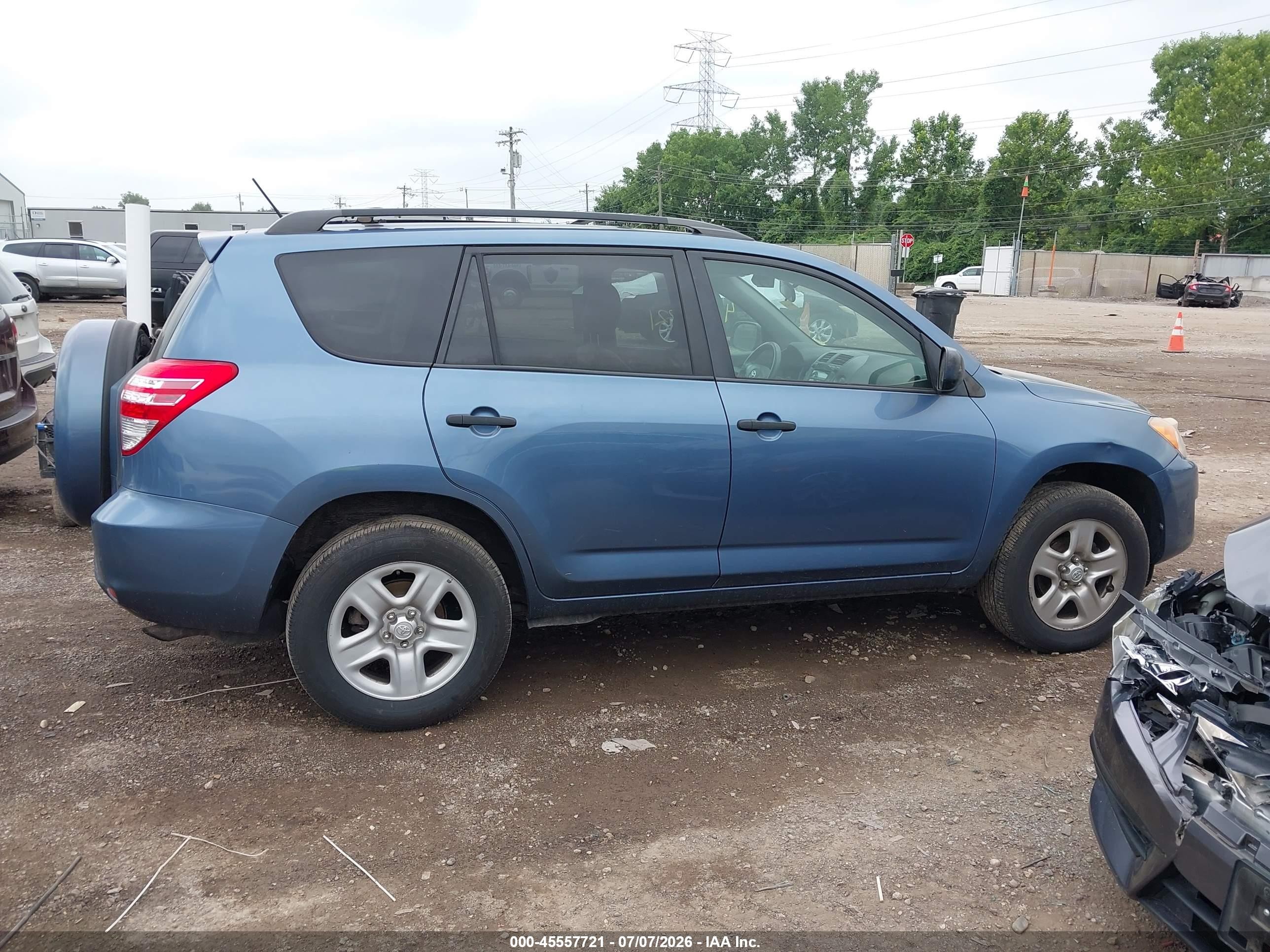 2011 Toyota Rav4   Blue vin: 2T3ZF4DV5BW092546