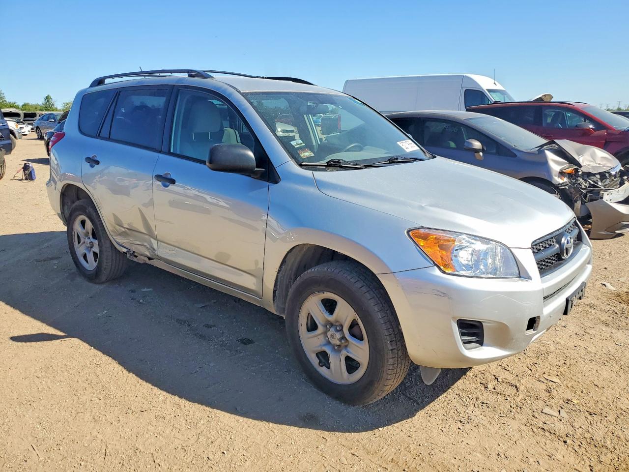 2011 Toyota Rav4 Base Silver vin: 2T3ZF4DV5BW101598