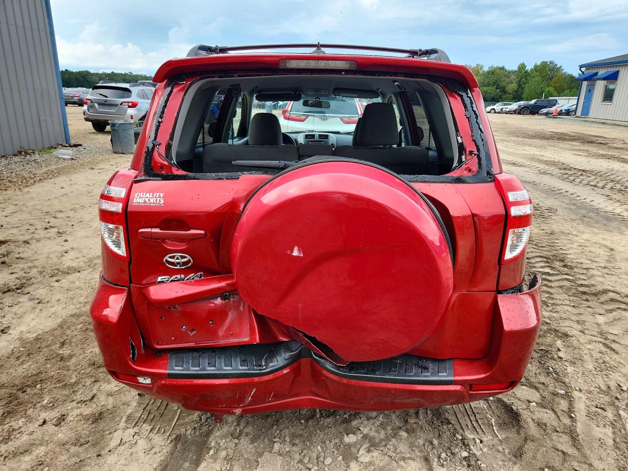 2012 Toyota Rav4 Base Red vin: 2T3ZF4DV5CW108228