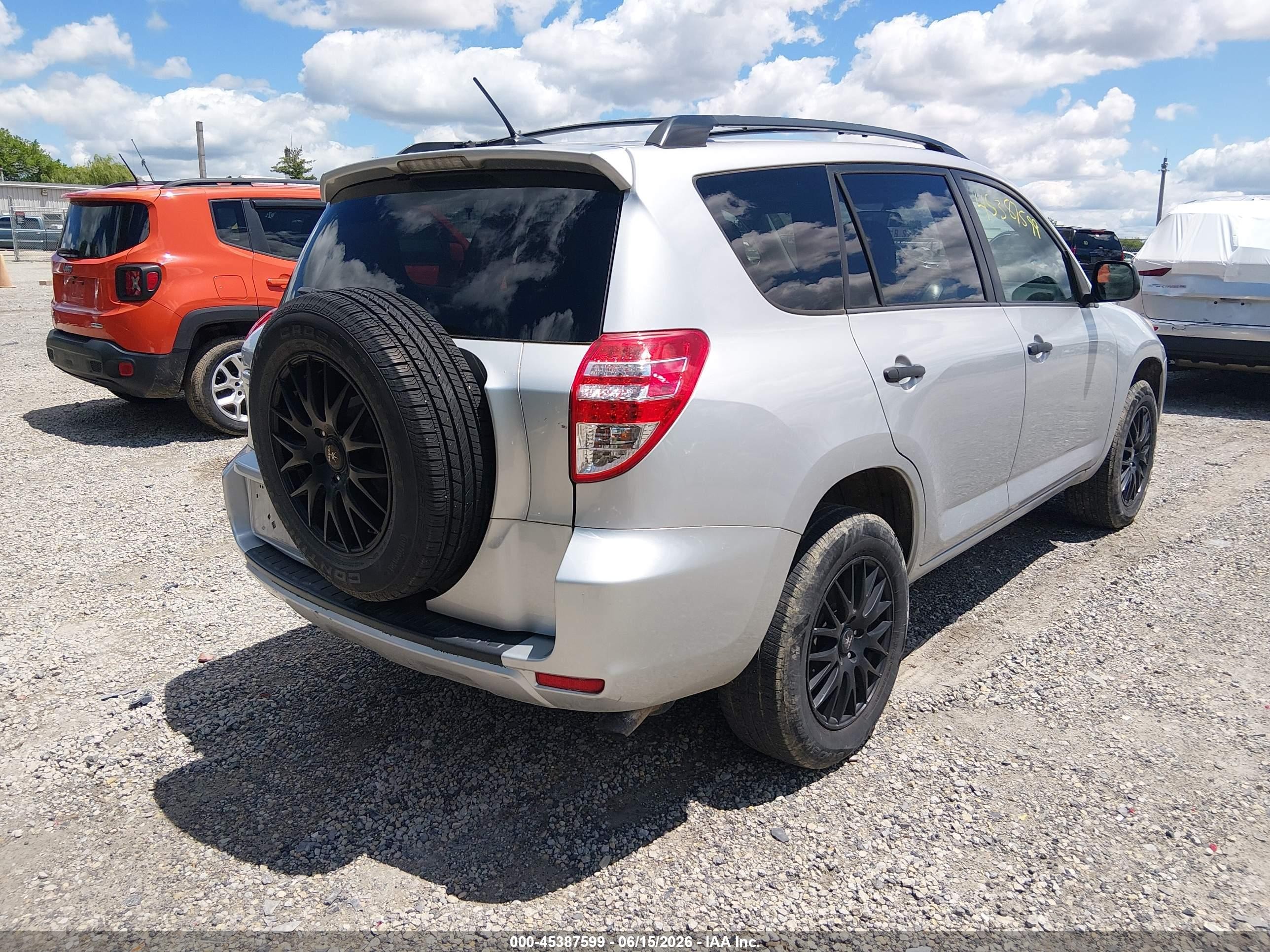 2012 Toyota Rav4 Silver vin: 2T3ZF4DV5CW133114