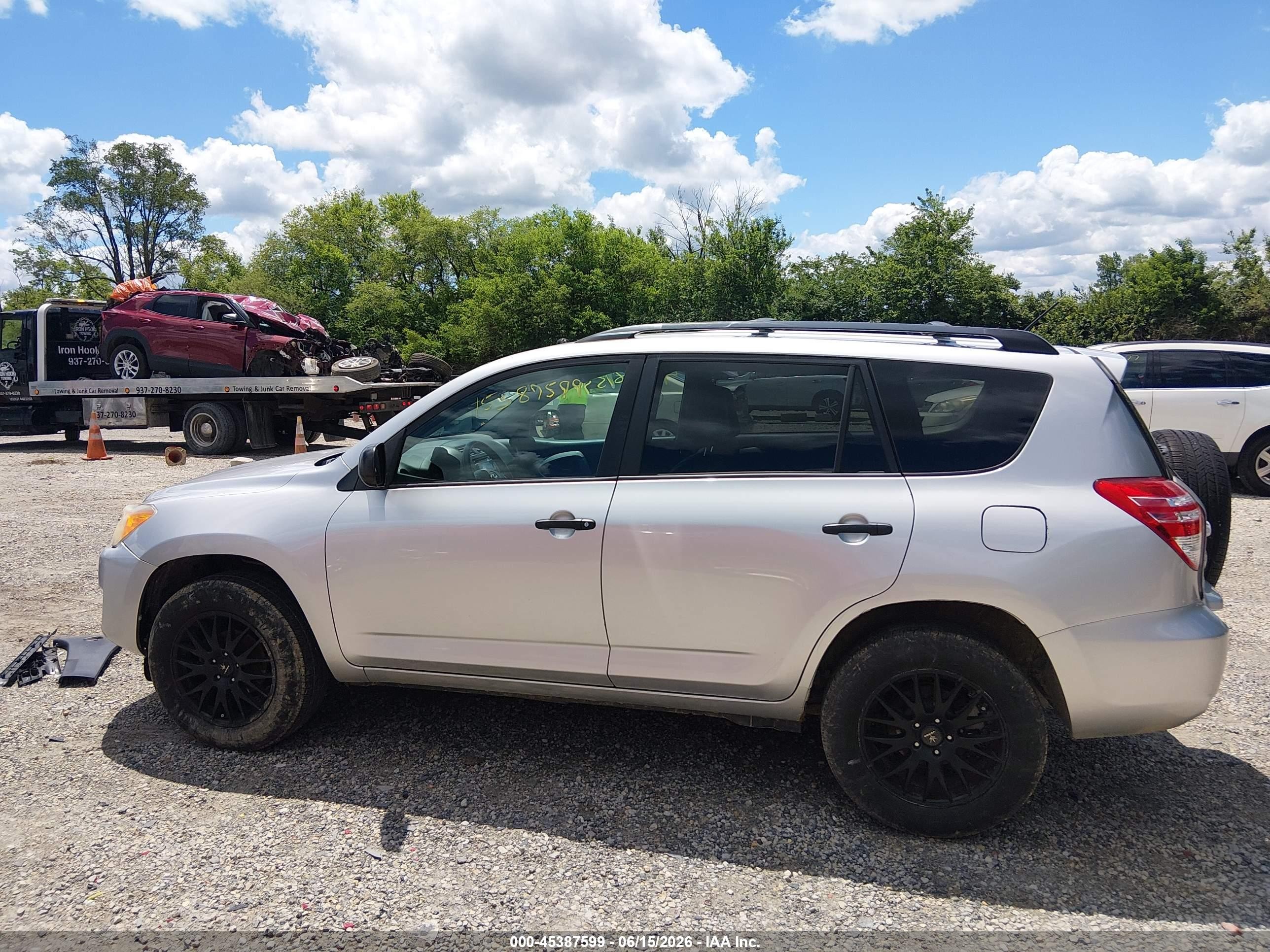 2012 Toyota Rav4 Silver vin: 2T3ZF4DV5CW133114