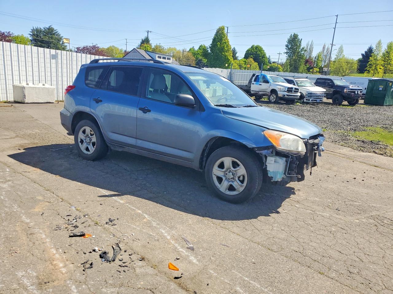 2012 Toyota Rav4 Base Blue vin: 2T3ZF4DV5CW136689