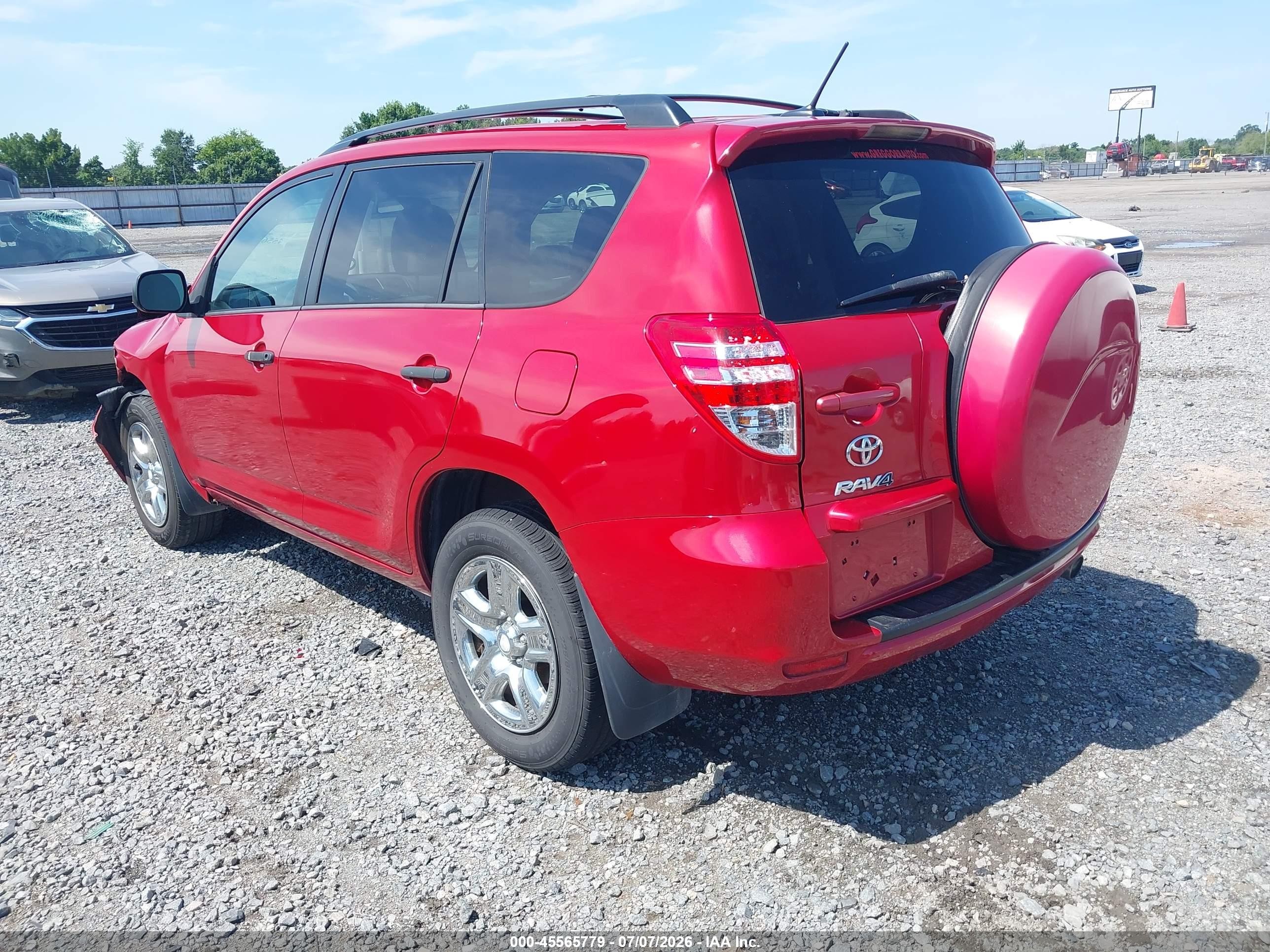 2012 Toyota Rav4   Красный vin: 2T3ZF4DV5CW143996