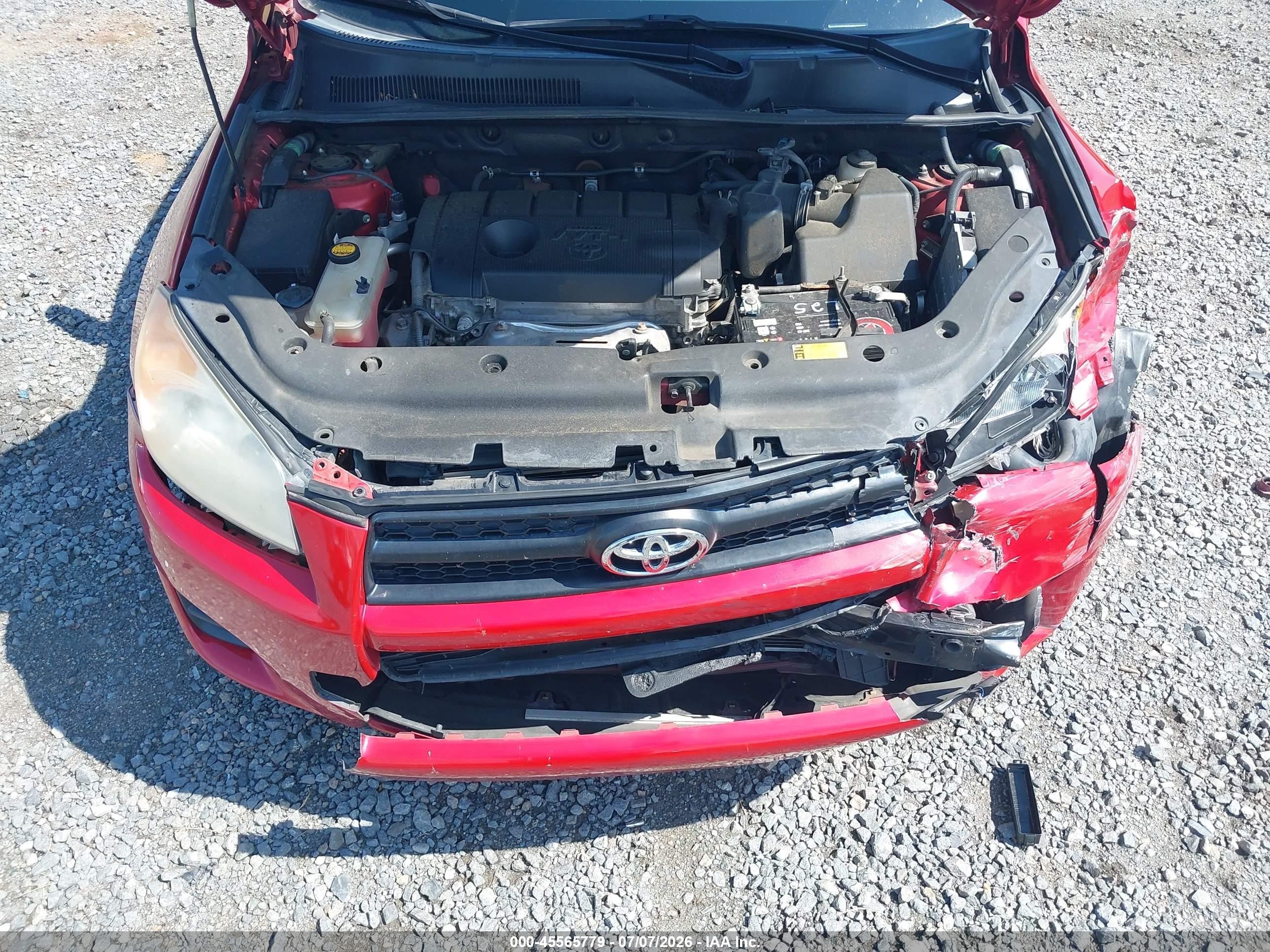 2012 Toyota Rav4   Красный vin: 2T3ZF4DV5CW143996