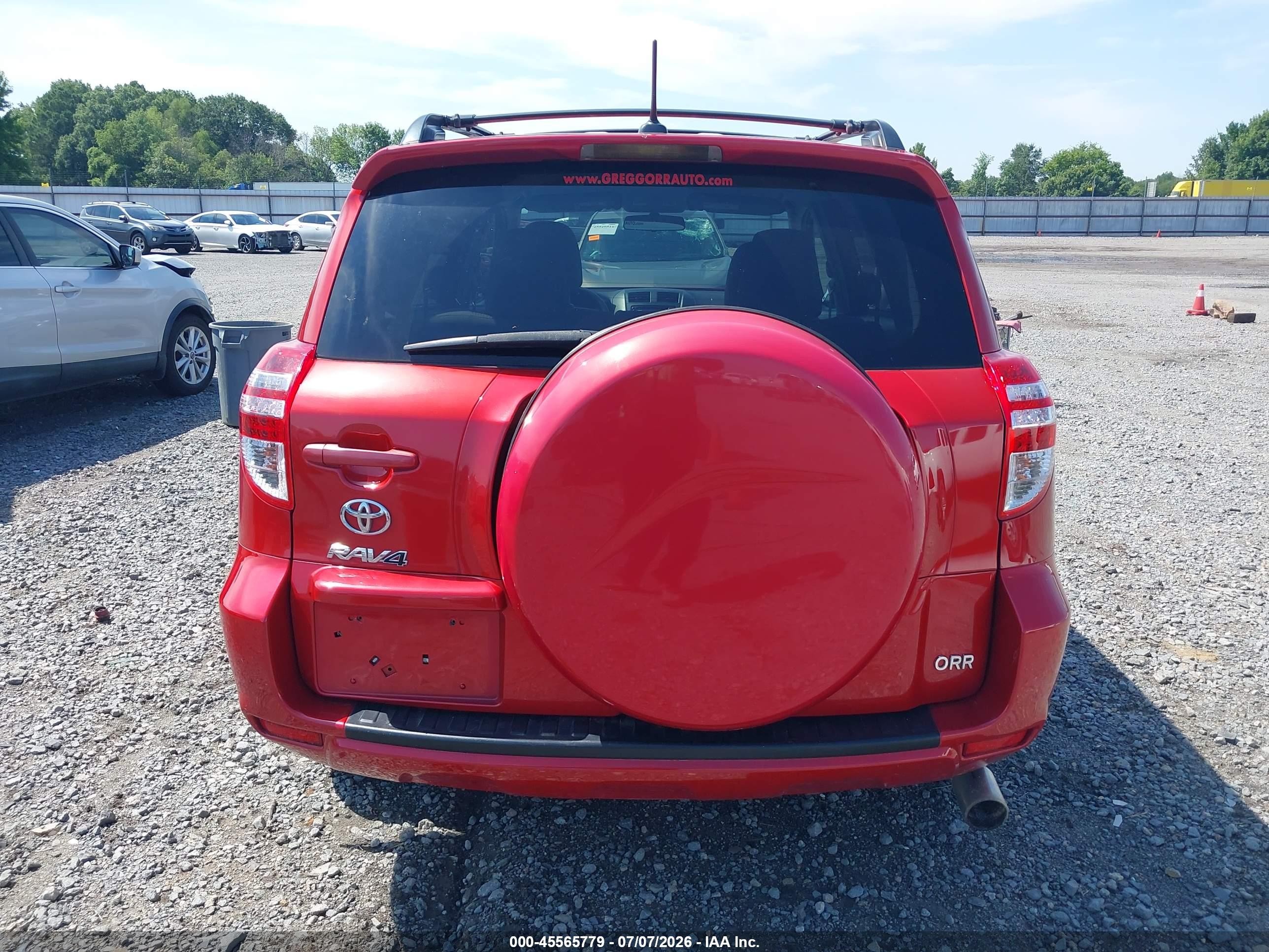 2012 Toyota Rav4   Красный vin: 2T3ZF4DV5CW143996