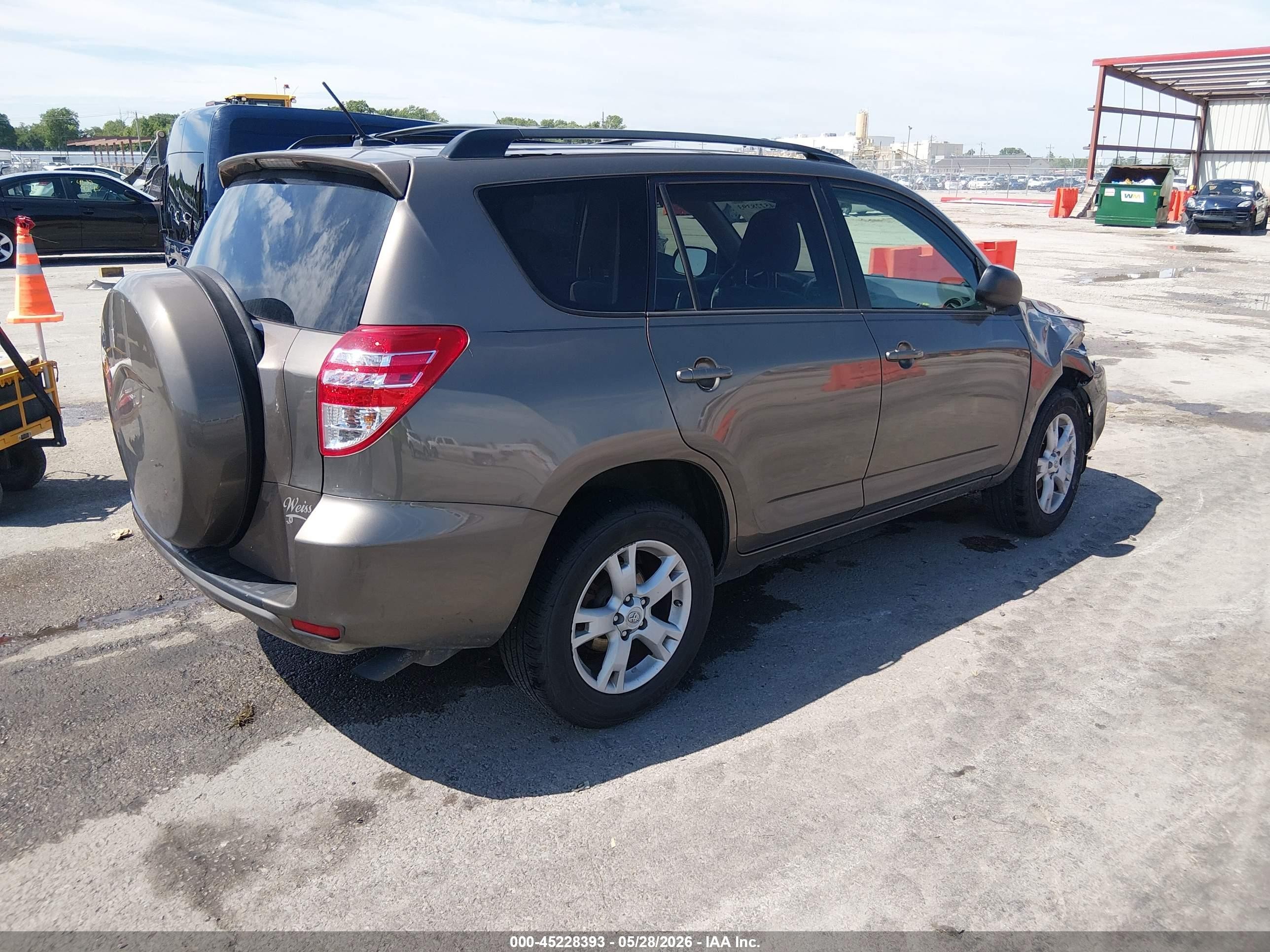 2012 Toyota Rav4 Gray vin: 2T3ZF4DV5CW153119