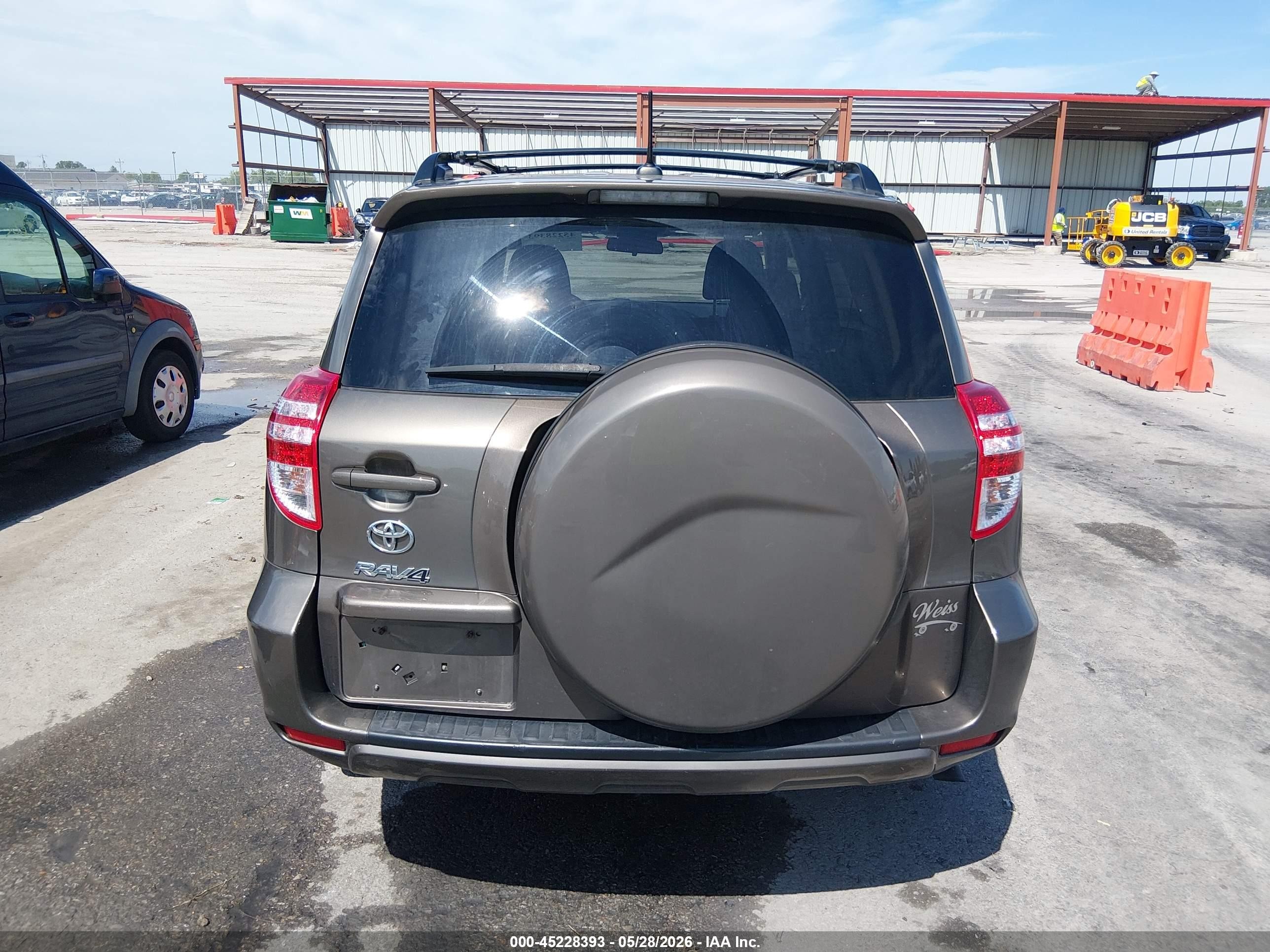 2012 Toyota Rav4 Gray vin: 2T3ZF4DV5CW153119