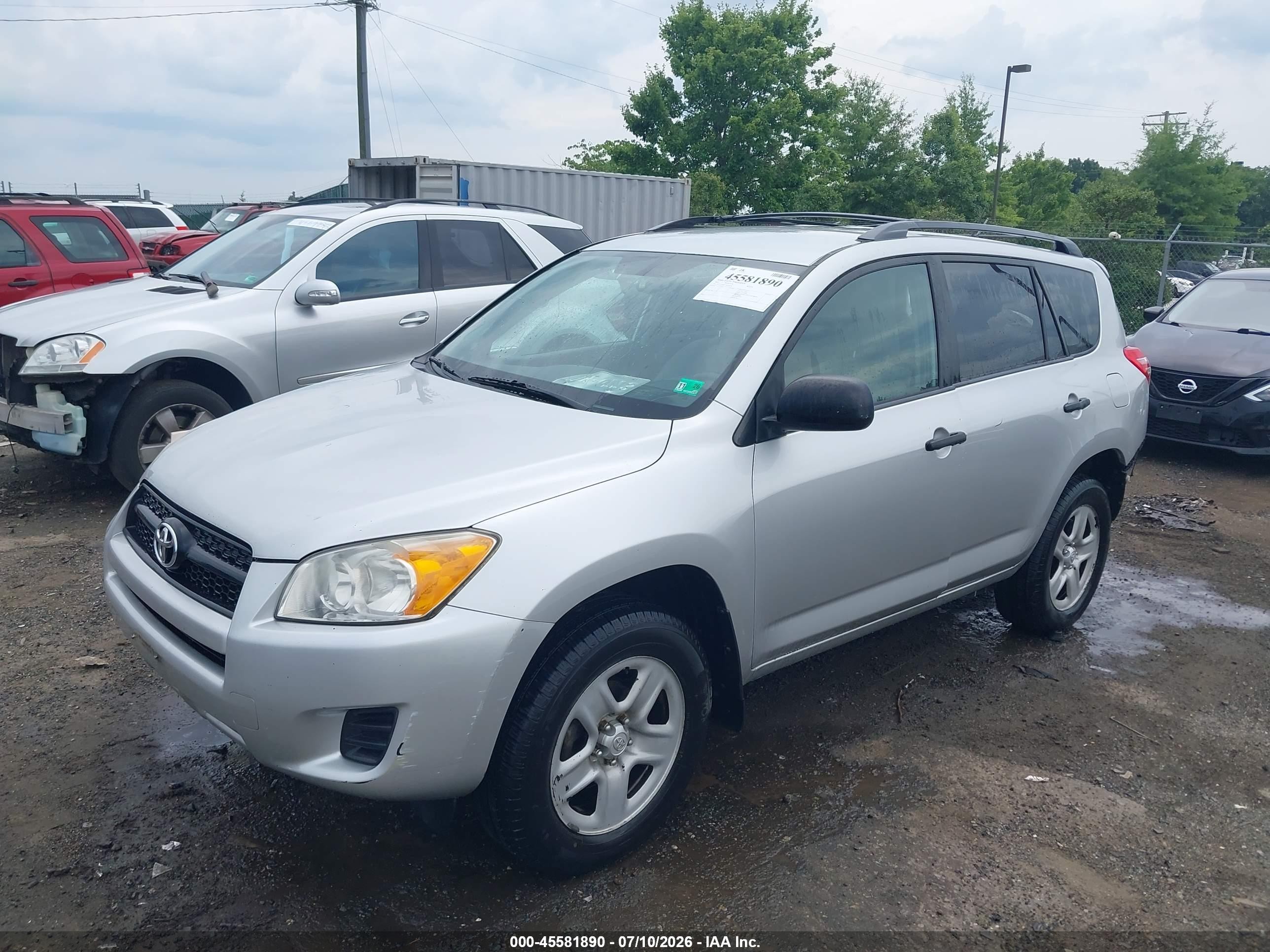 2012 Toyota Rav4 Silver vin: 2T3ZF4DV5CW155470