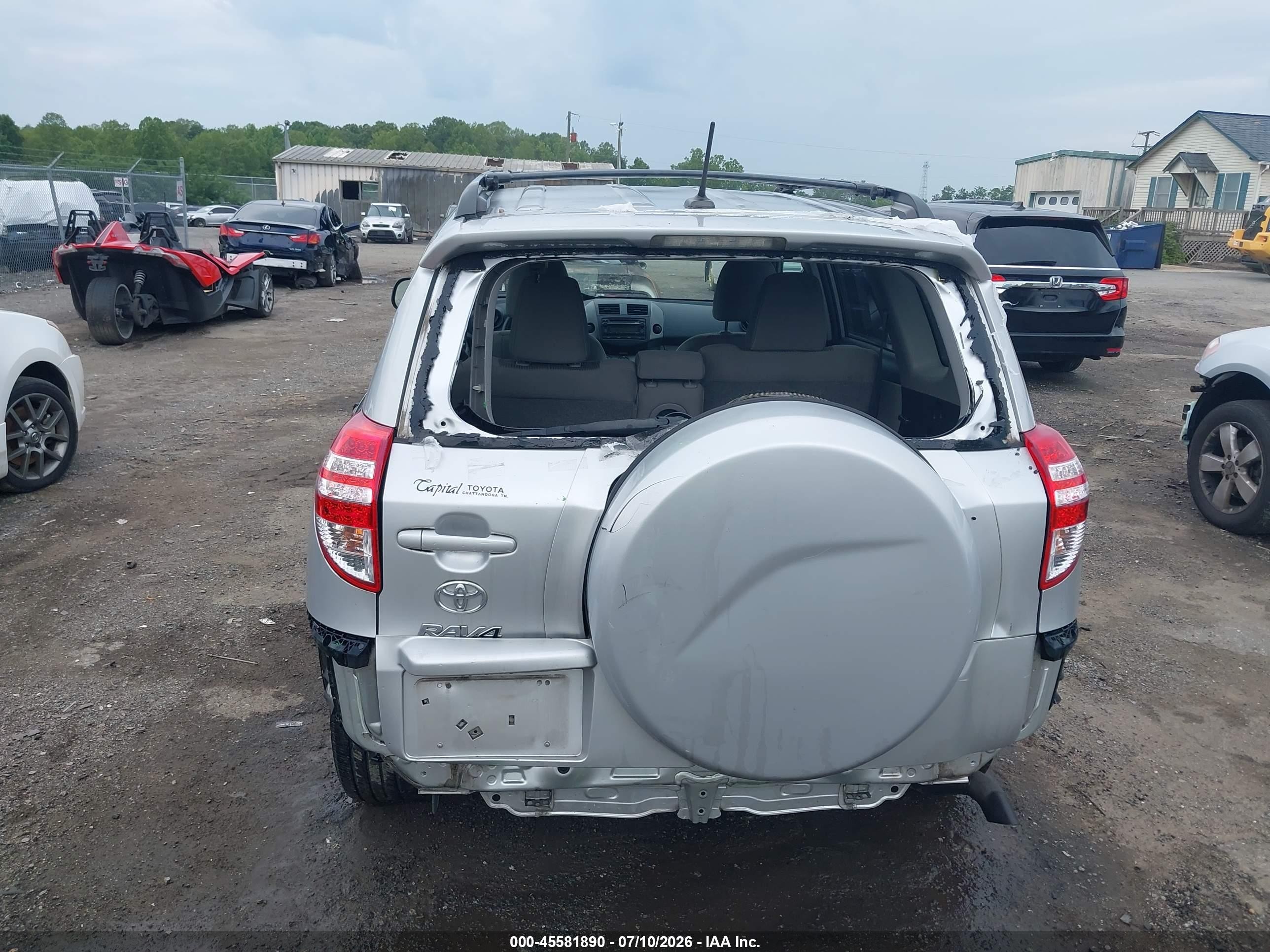 2012 Toyota Rav4 Silver vin: 2T3ZF4DV5CW155470