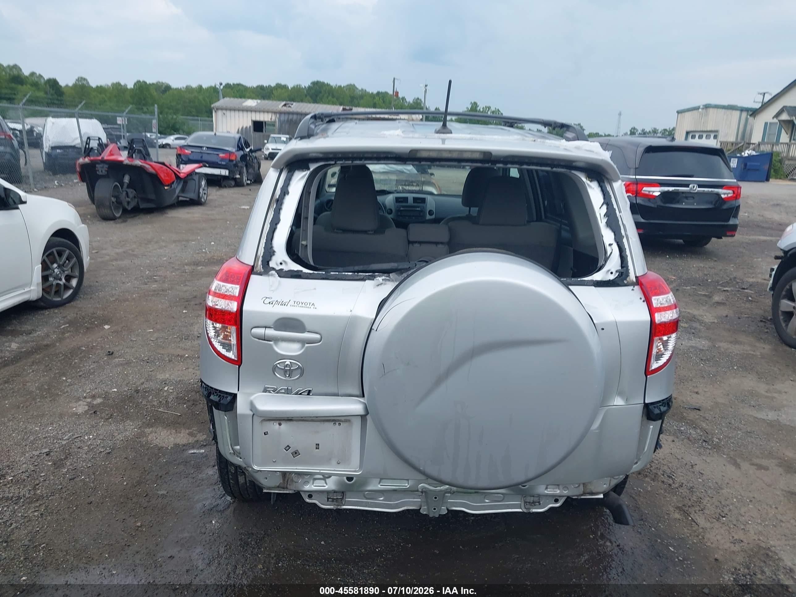 2012 Toyota Rav4 Silver vin: 2T3ZF4DV5CW155470