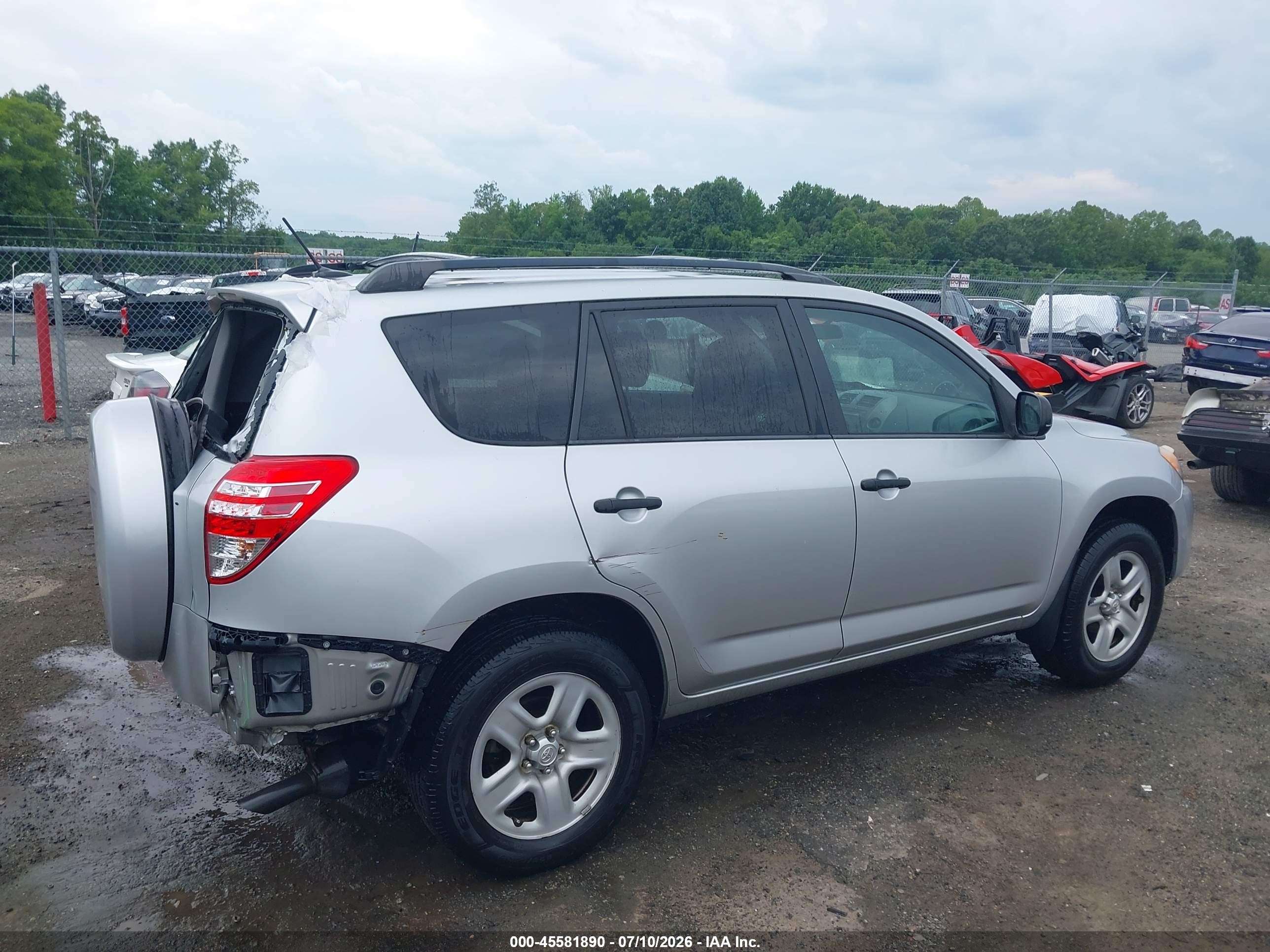 2012 Toyota Rav4 Silver vin: 2T3ZF4DV5CW155470