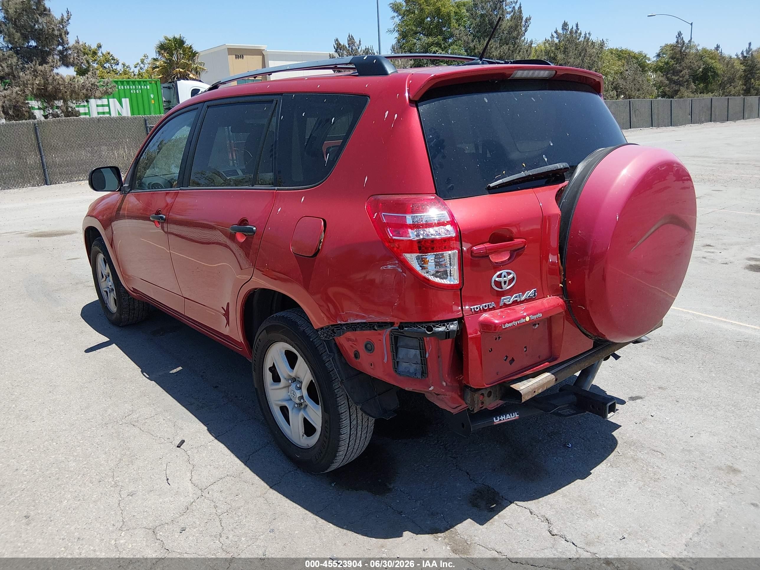 2010 Toyota Rav4   Бордовый vin: 2T3ZF4DV6AW023461