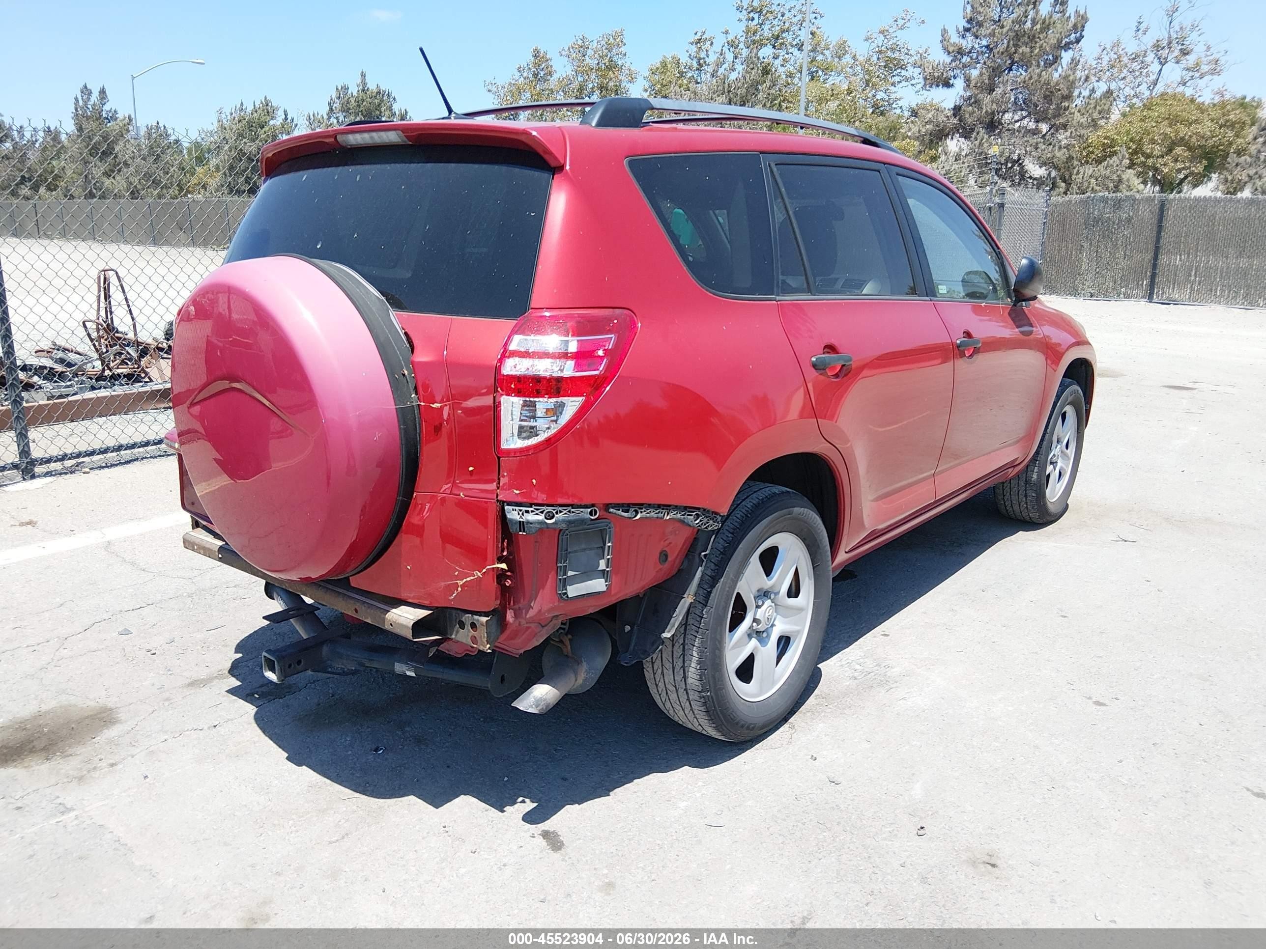 2010 Toyota Rav4   Бордовый vin: 2T3ZF4DV6AW023461