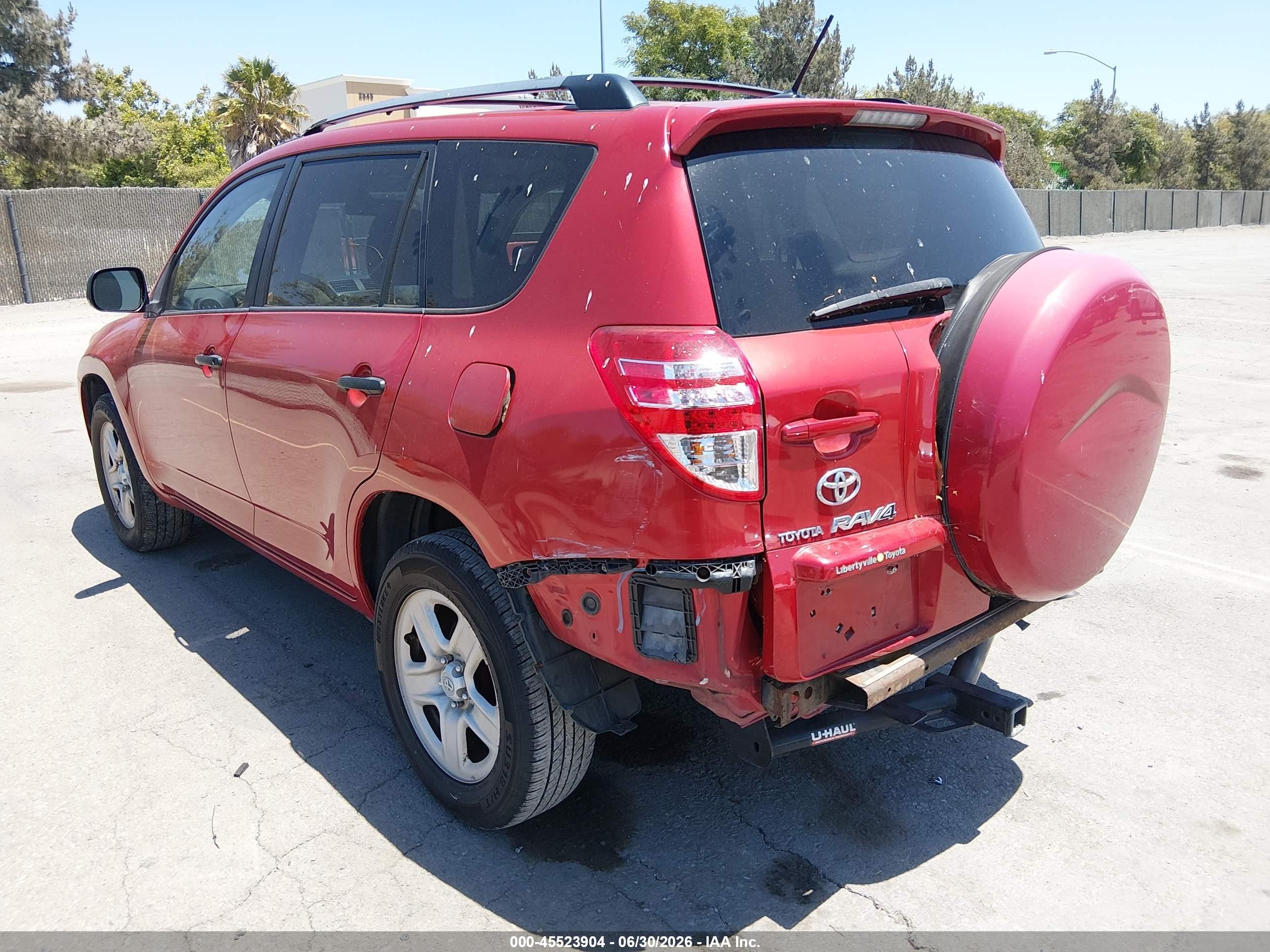 2010 Toyota Rav4   Бордовый vin: 2T3ZF4DV6AW023461