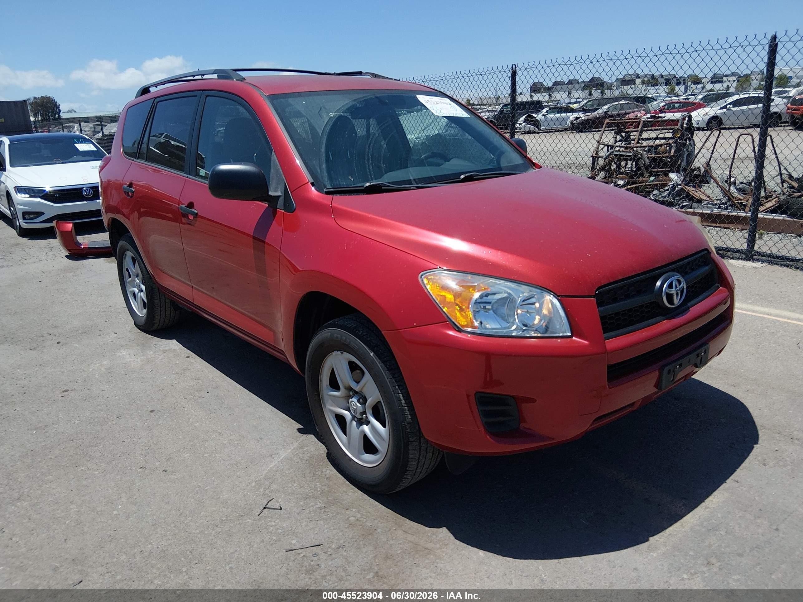 2010 Toyota Rav4   Burgundy vin: 2T3ZF4DV6AW023461