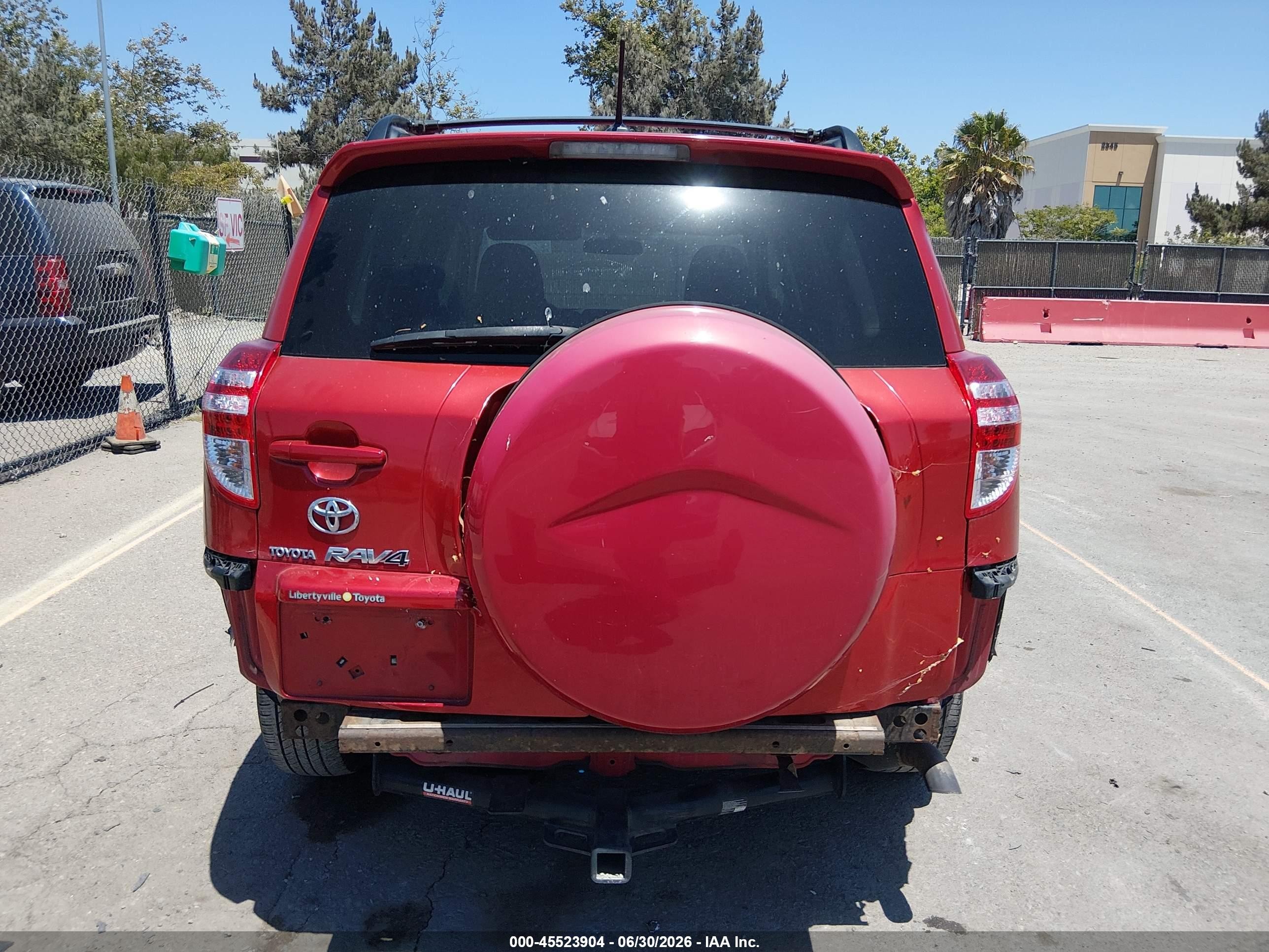2010 Toyota Rav4   Бордовый vin: 2T3ZF4DV6AW023461