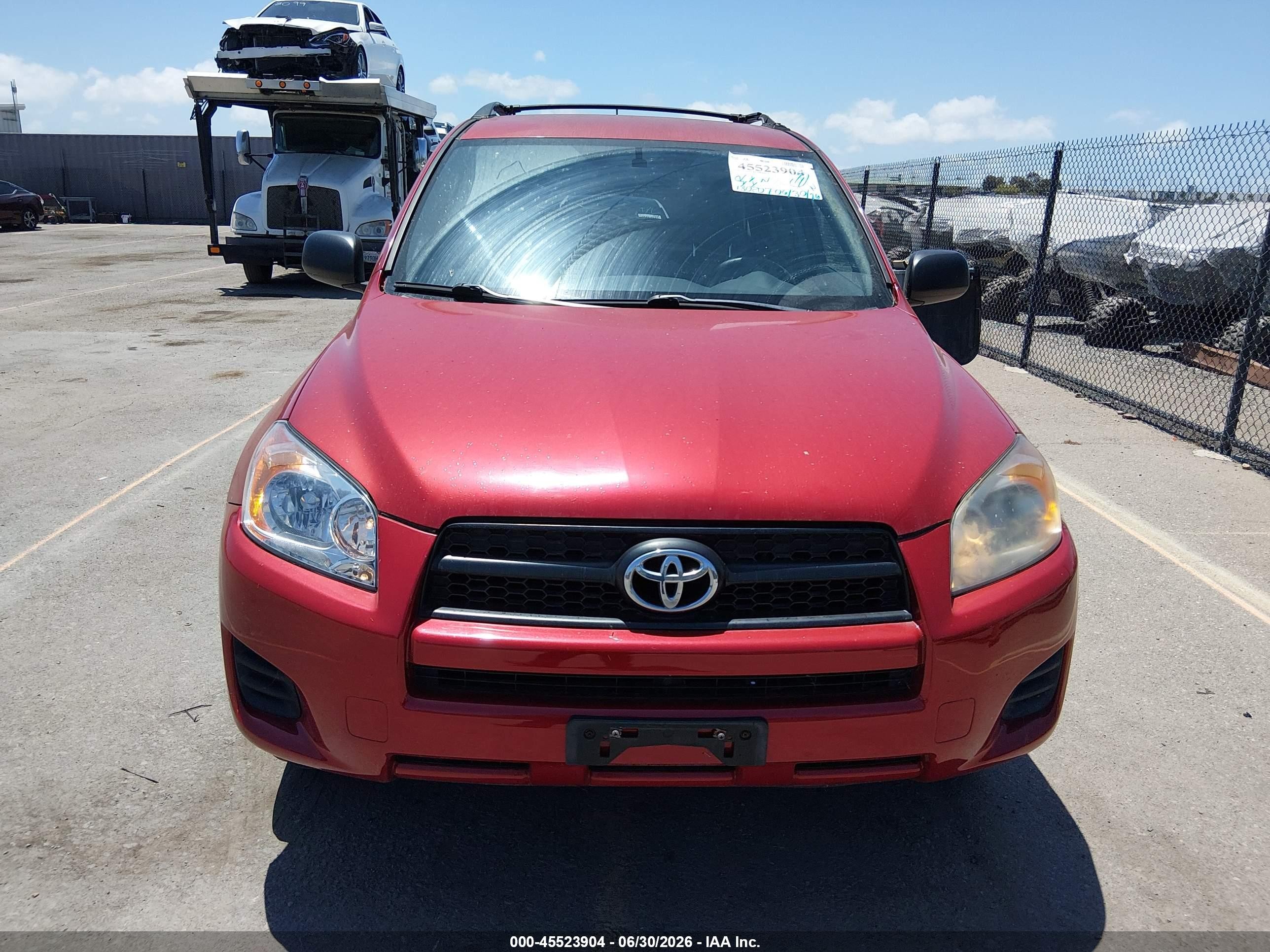 2010 Toyota Rav4   Бордовый vin: 2T3ZF4DV6AW023461