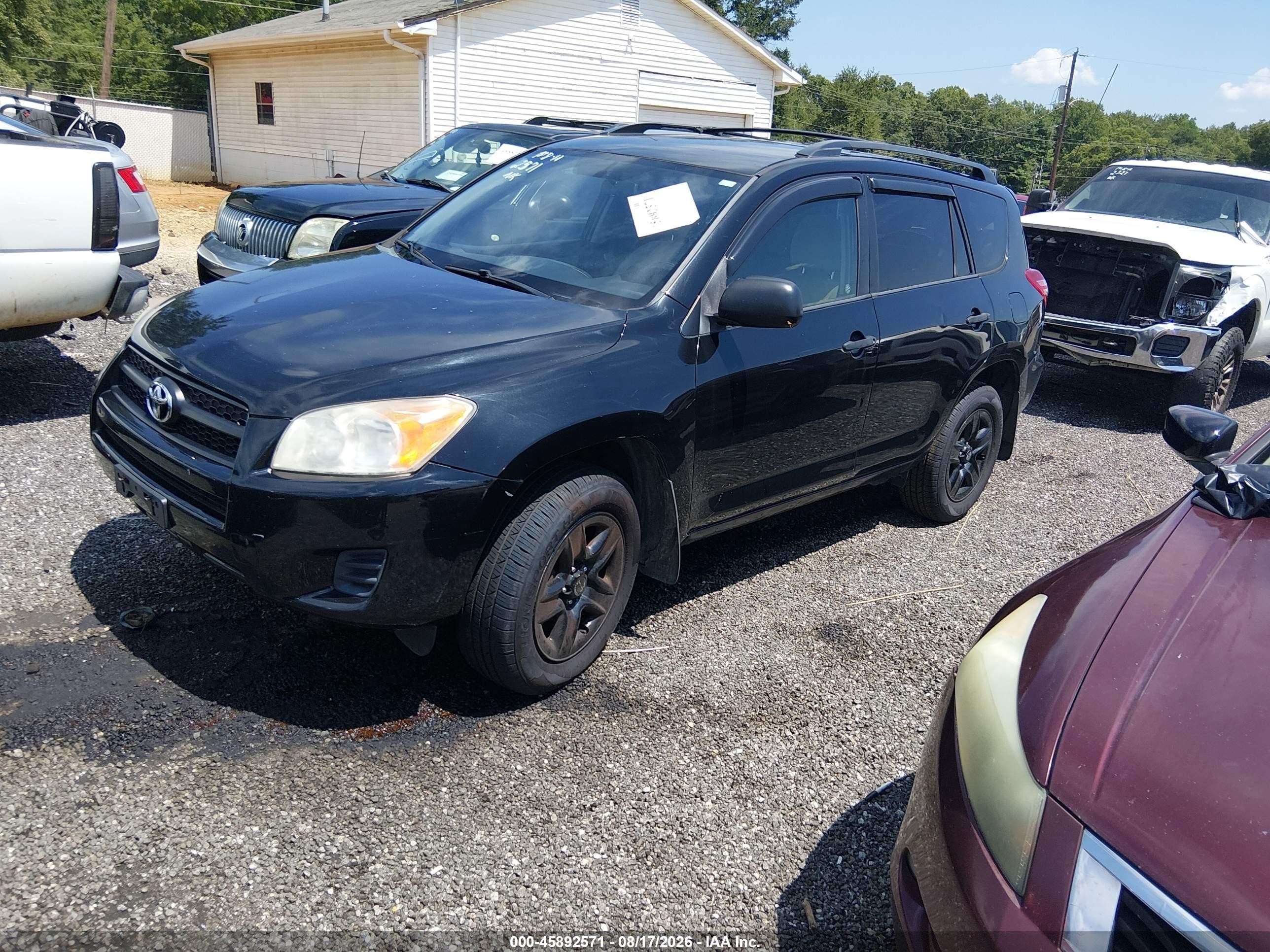 2010 Toyota Rav4   Black vin: 2T3ZF4DV6AW043001