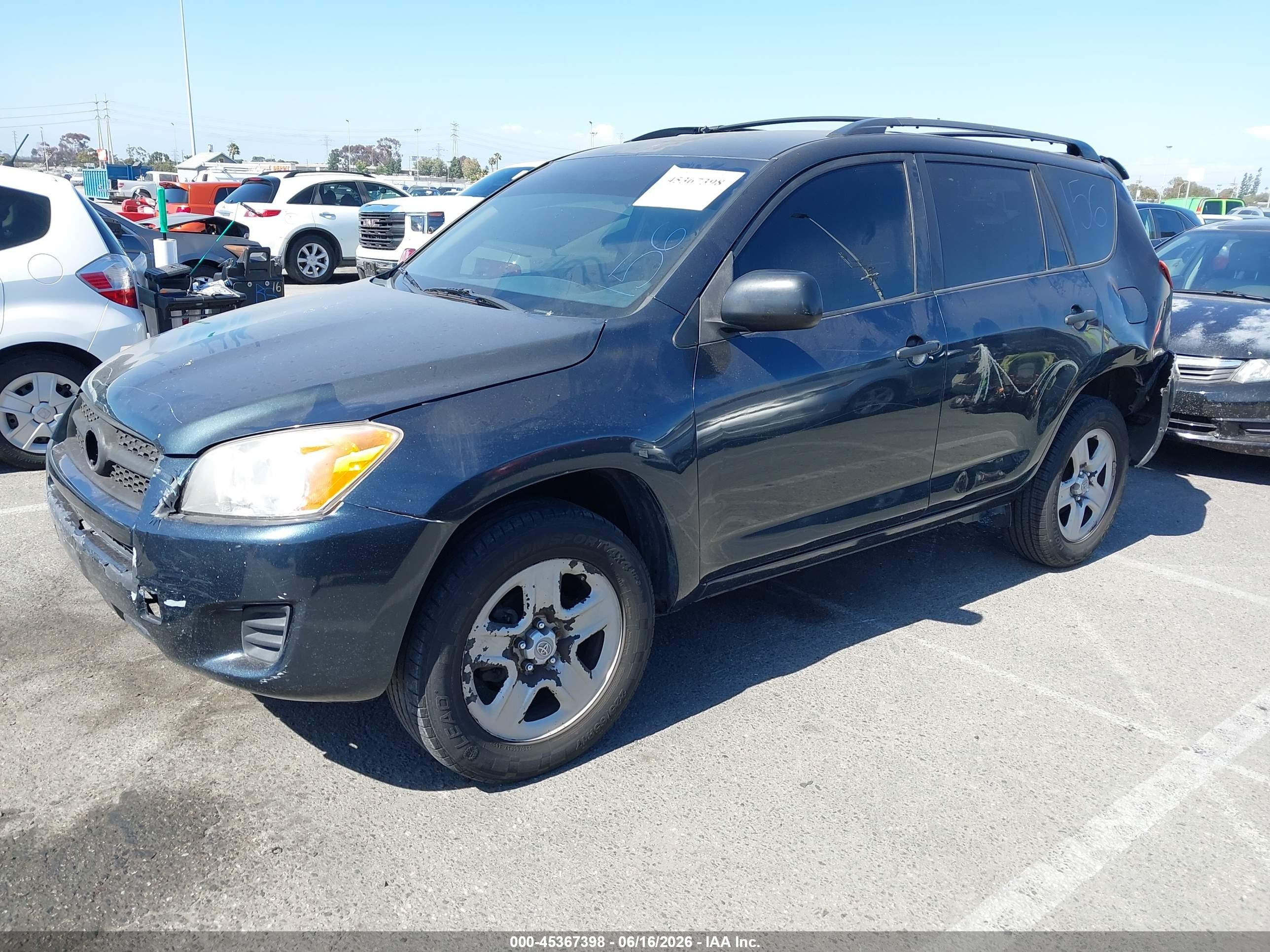2010 Toyota Rav4   Dark Blue vin: 2T3ZF4DV6AW045847