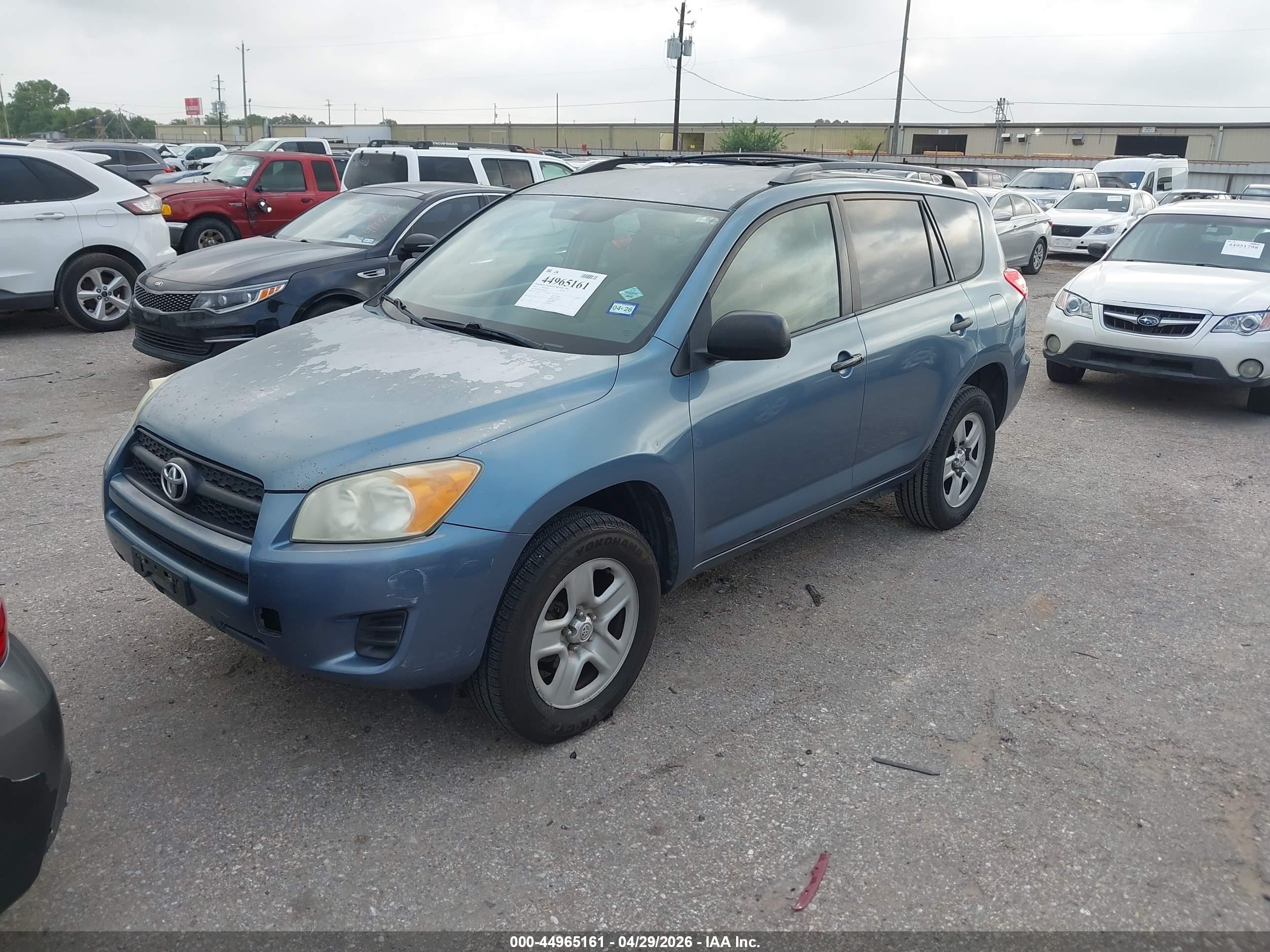 2011 Toyota Rav4   Light Blue vin: 2T3ZF4DV6BW082897