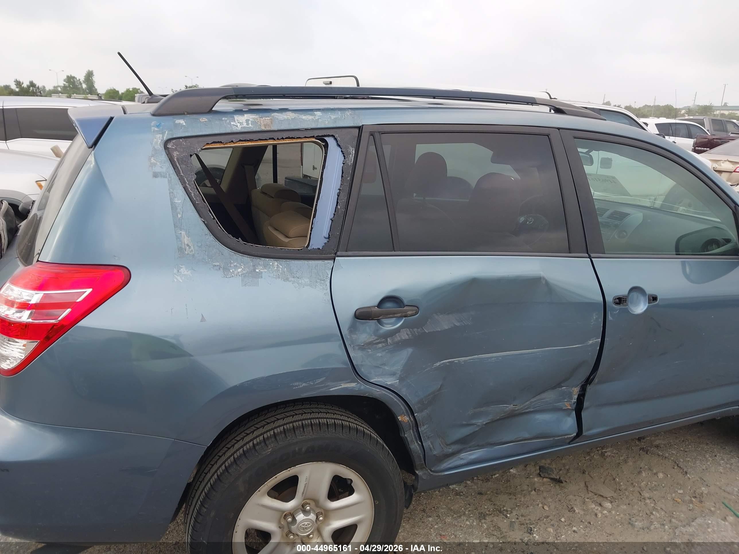 2011 Toyota Rav4   Light Blue vin: 2T3ZF4DV6BW082897