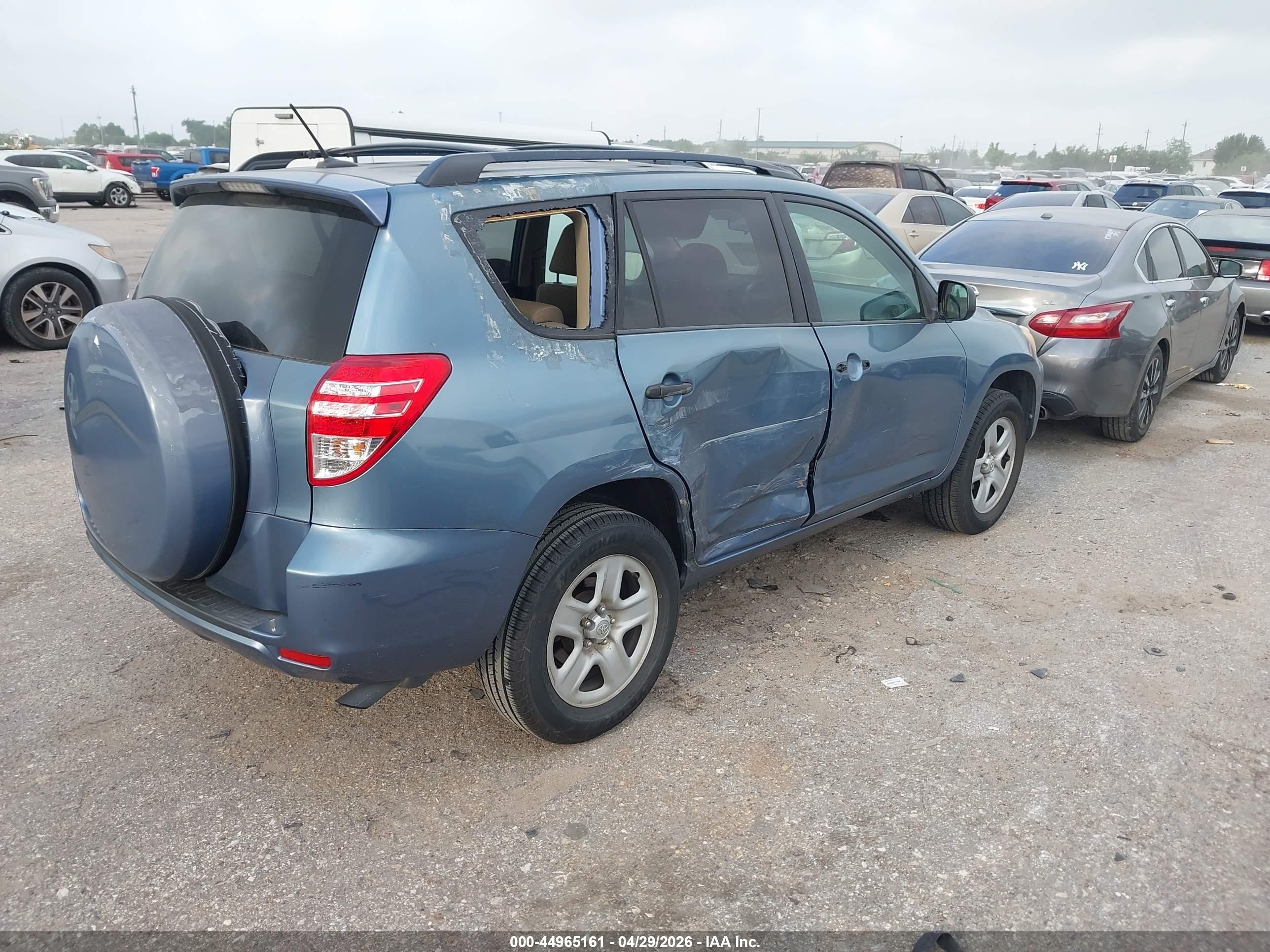 2011 Toyota Rav4   Light Blue vin: 2T3ZF4DV6BW082897