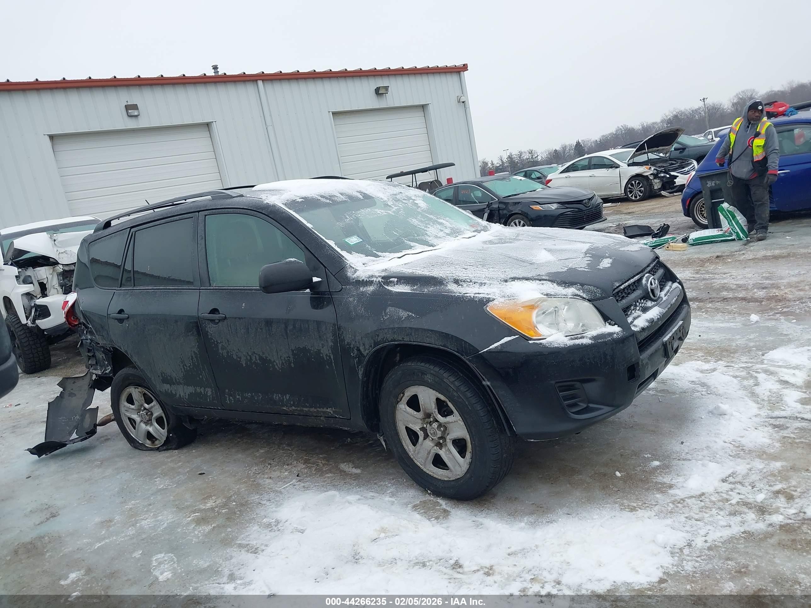 2011 Toyota Rav4   Black vin: 2T3ZF4DV6BW084634