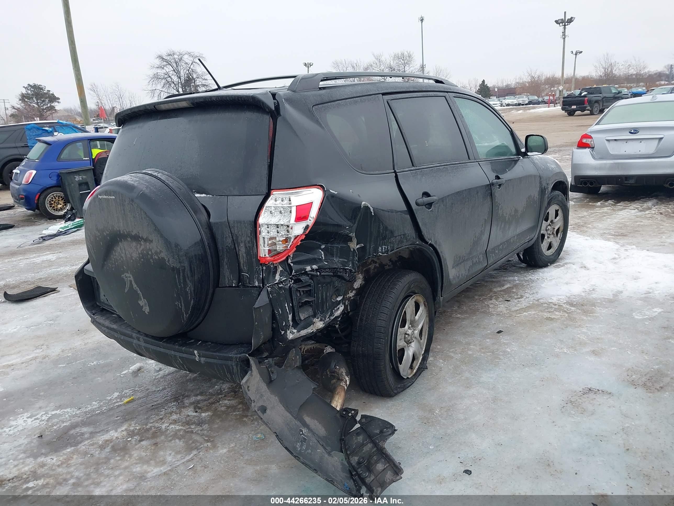 2011 Toyota Rav4   Black vin: 2T3ZF4DV6BW084634