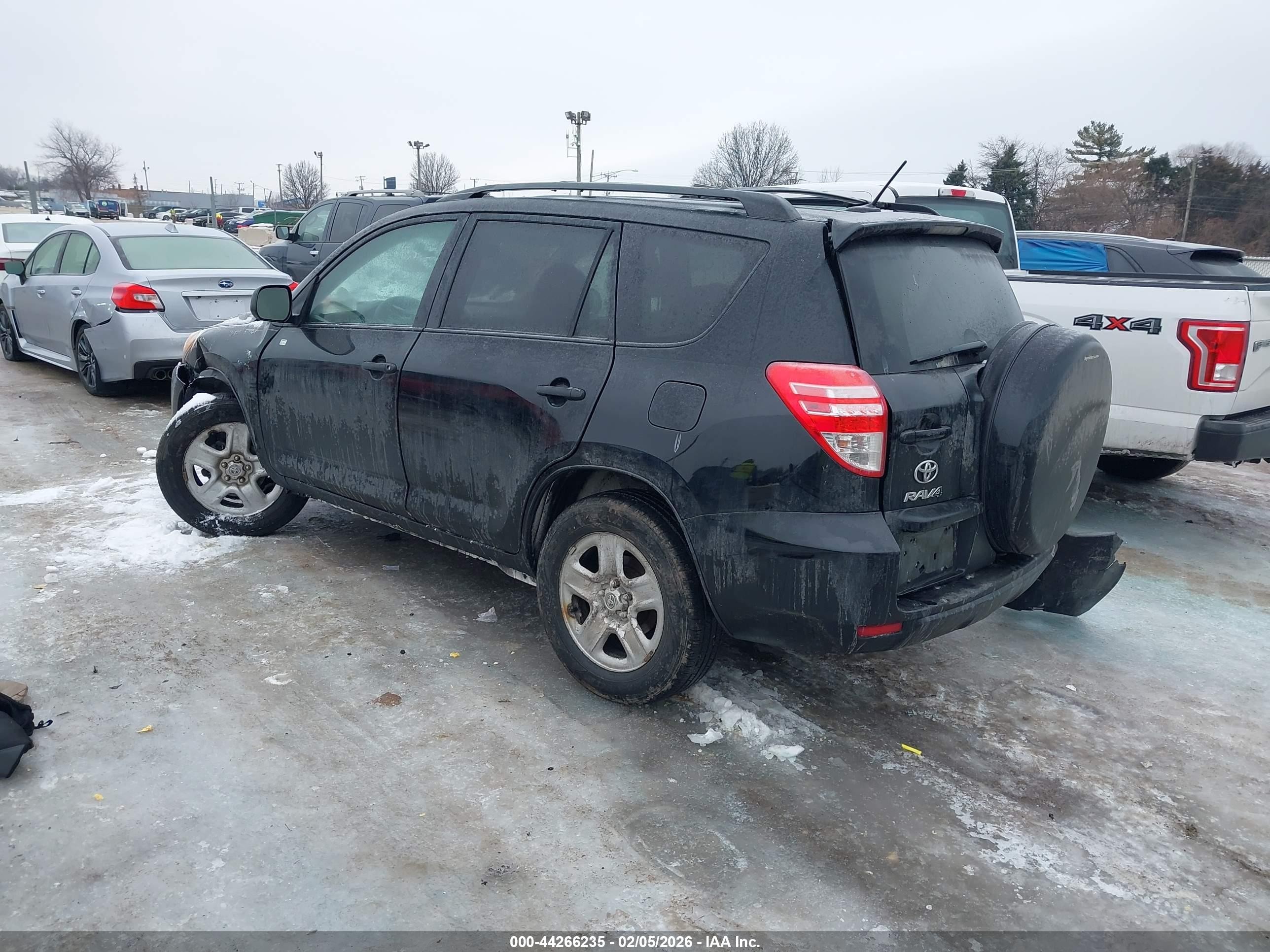 2011 Toyota Rav4   Black vin: 2T3ZF4DV6BW084634