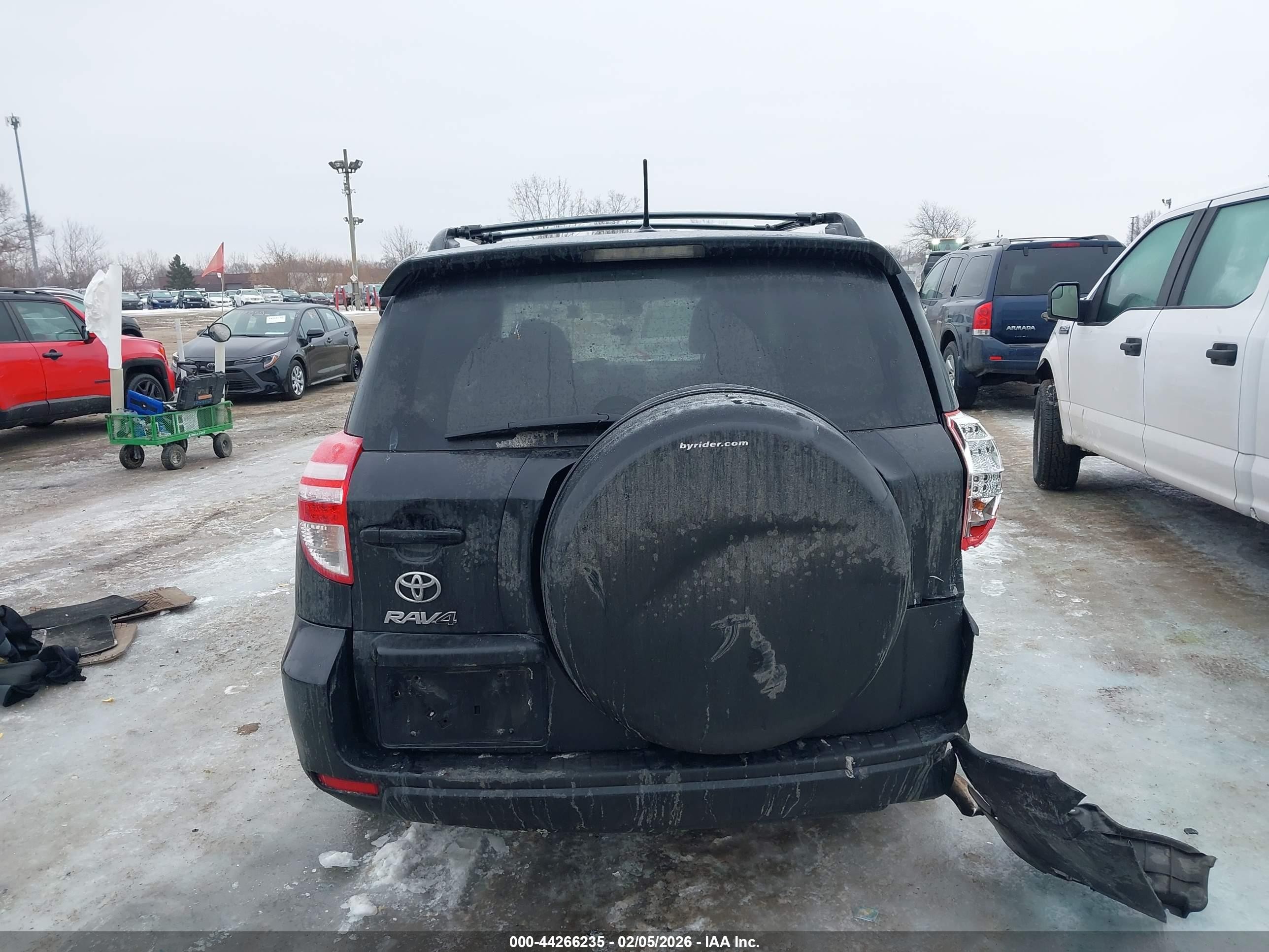 2011 Toyota Rav4   Black vin: 2T3ZF4DV6BW084634