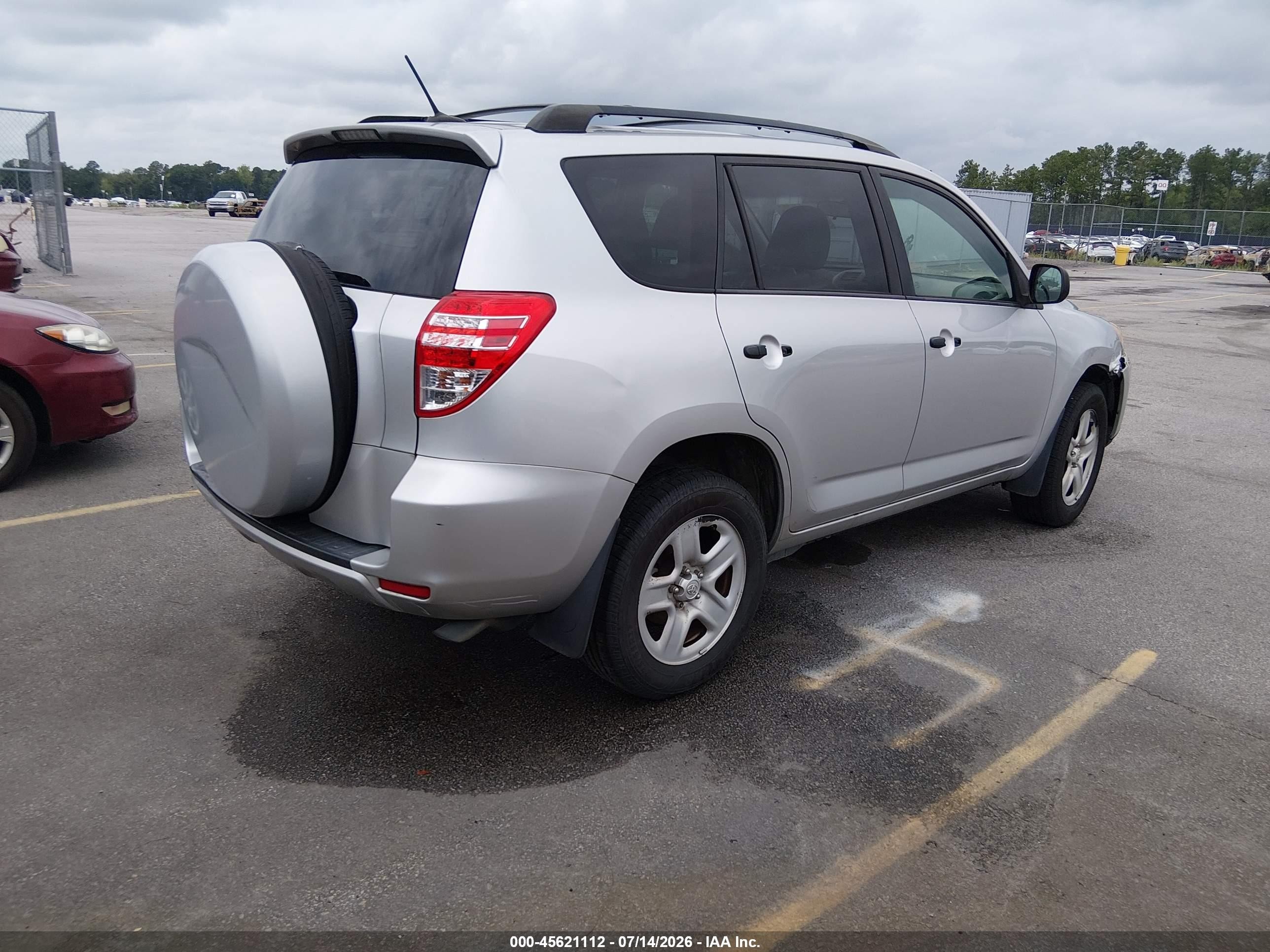 2012 Toyota Rav4   Silver vin: 2T3ZF4DV6CW124924