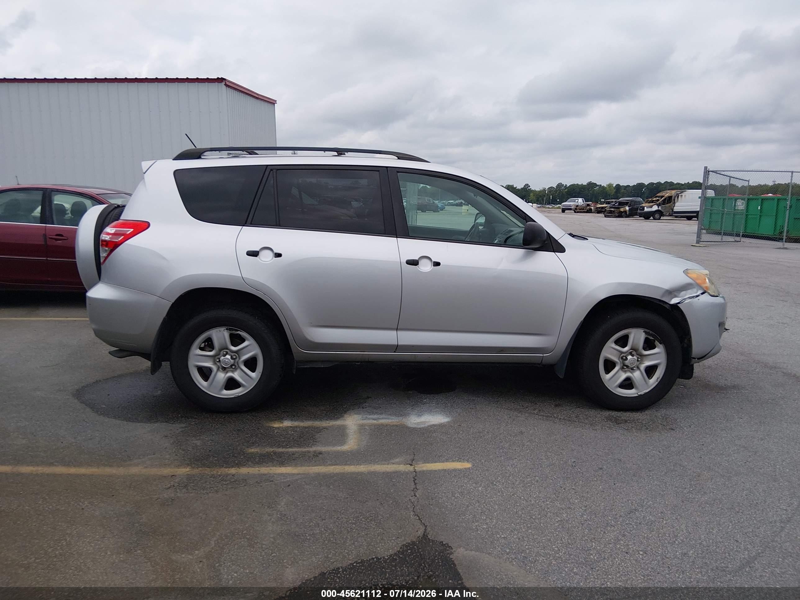 2012 Toyota Rav4   Silver vin: 2T3ZF4DV6CW124924