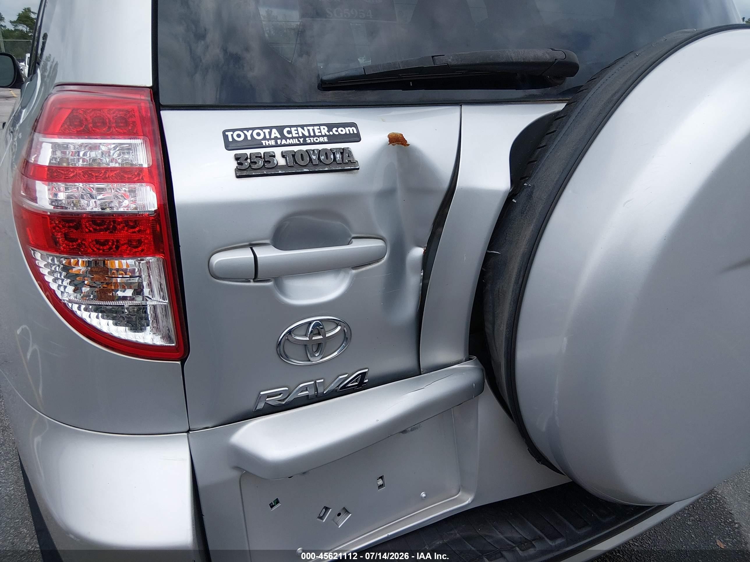 2012 Toyota Rav4   Silver vin: 2T3ZF4DV6CW124924