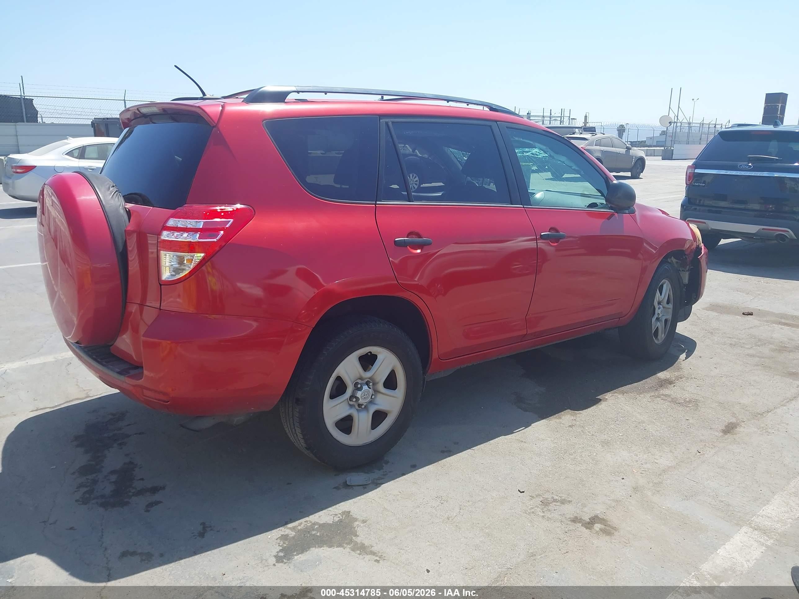 2012 Toyota Rav4   Red vin: 2T3ZF4DV6CW134952