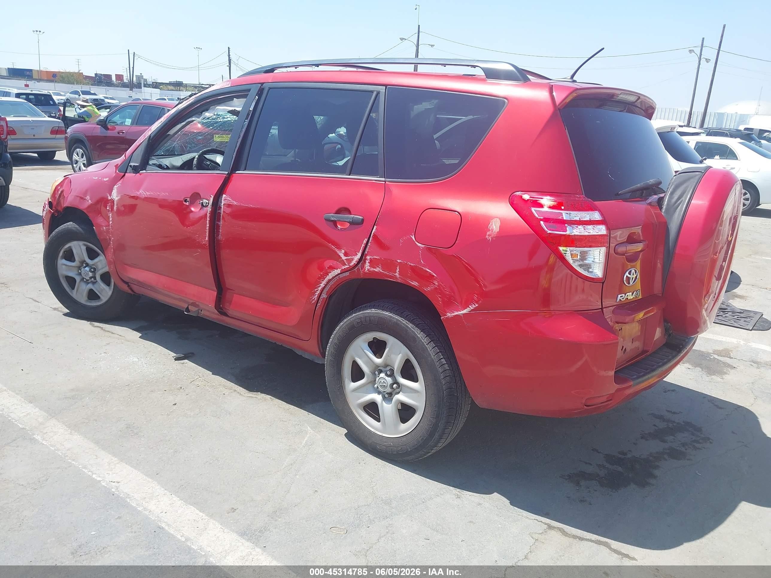 2012 Toyota Rav4   Red vin: 2T3ZF4DV6CW134952