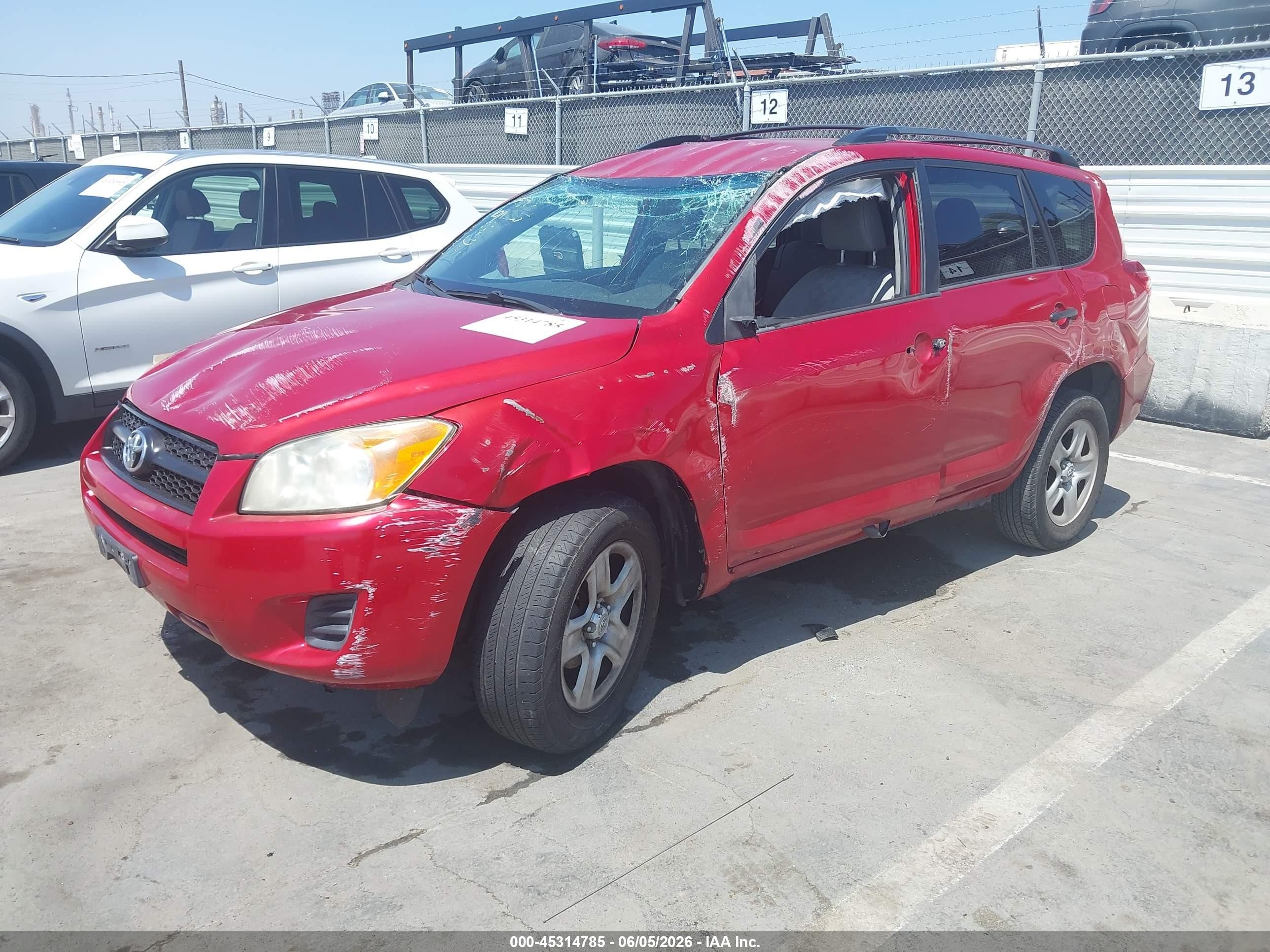 2012 Toyota Rav4   Red vin: 2T3ZF4DV6CW134952
