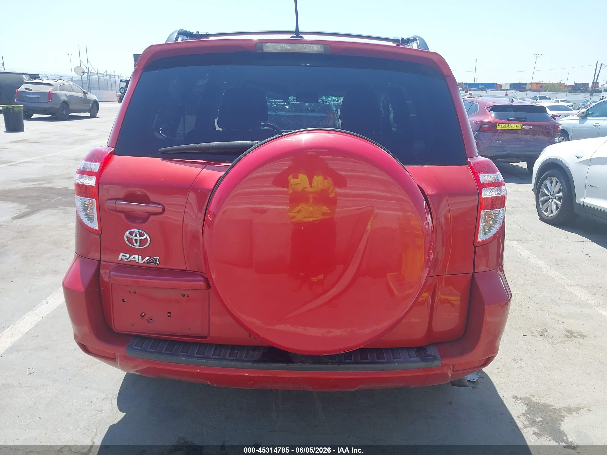 2012 Toyota Rav4   Red vin: 2T3ZF4DV6CW134952