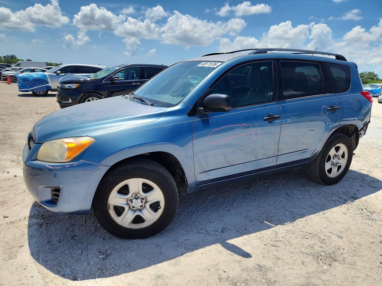2012 Toyota Rav4 Base Синий vin: 2T3ZF4DV6CW152402