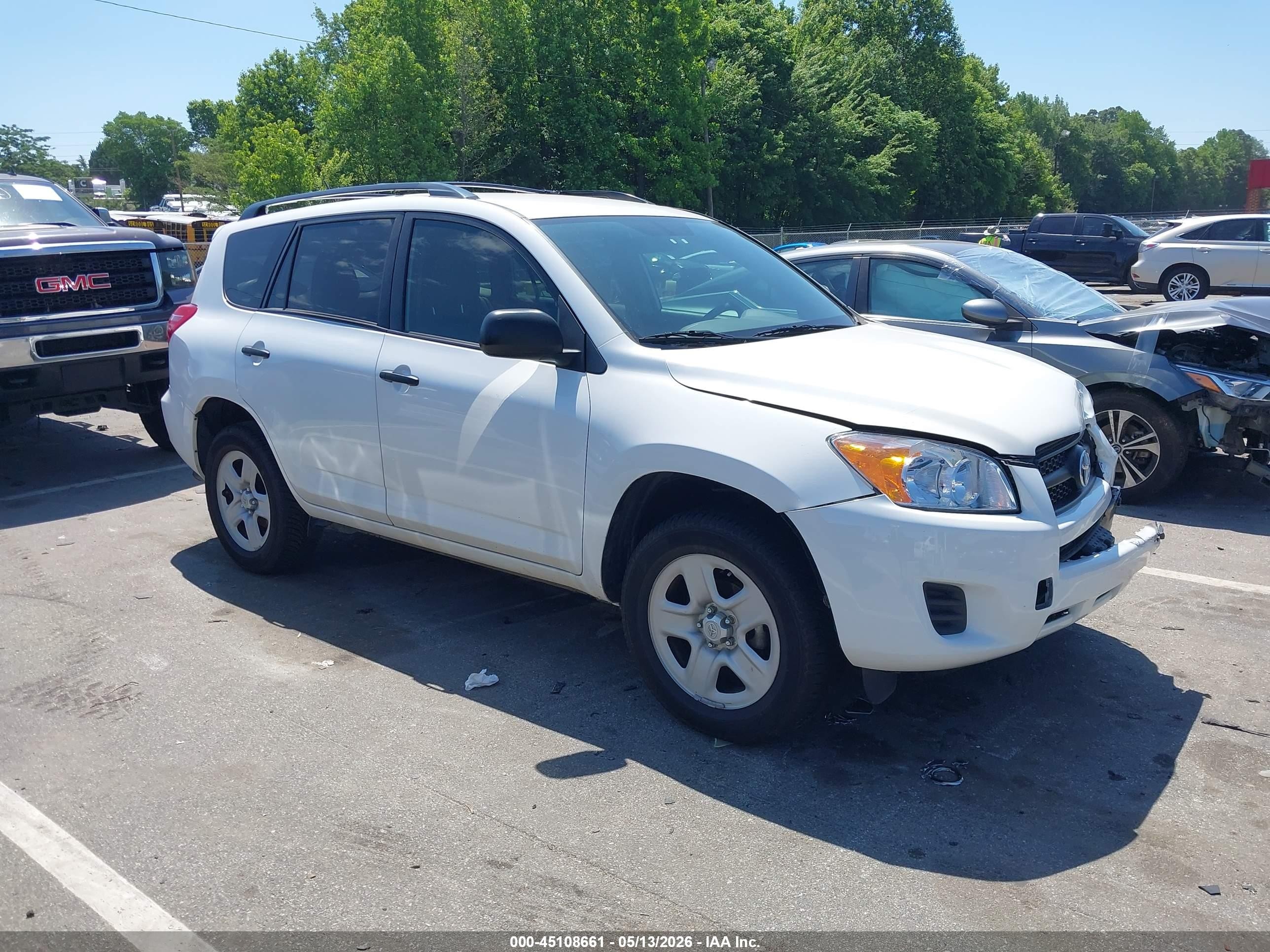 2012 Toyota Rav4   White vin: 2T3ZF4DV6CW155297