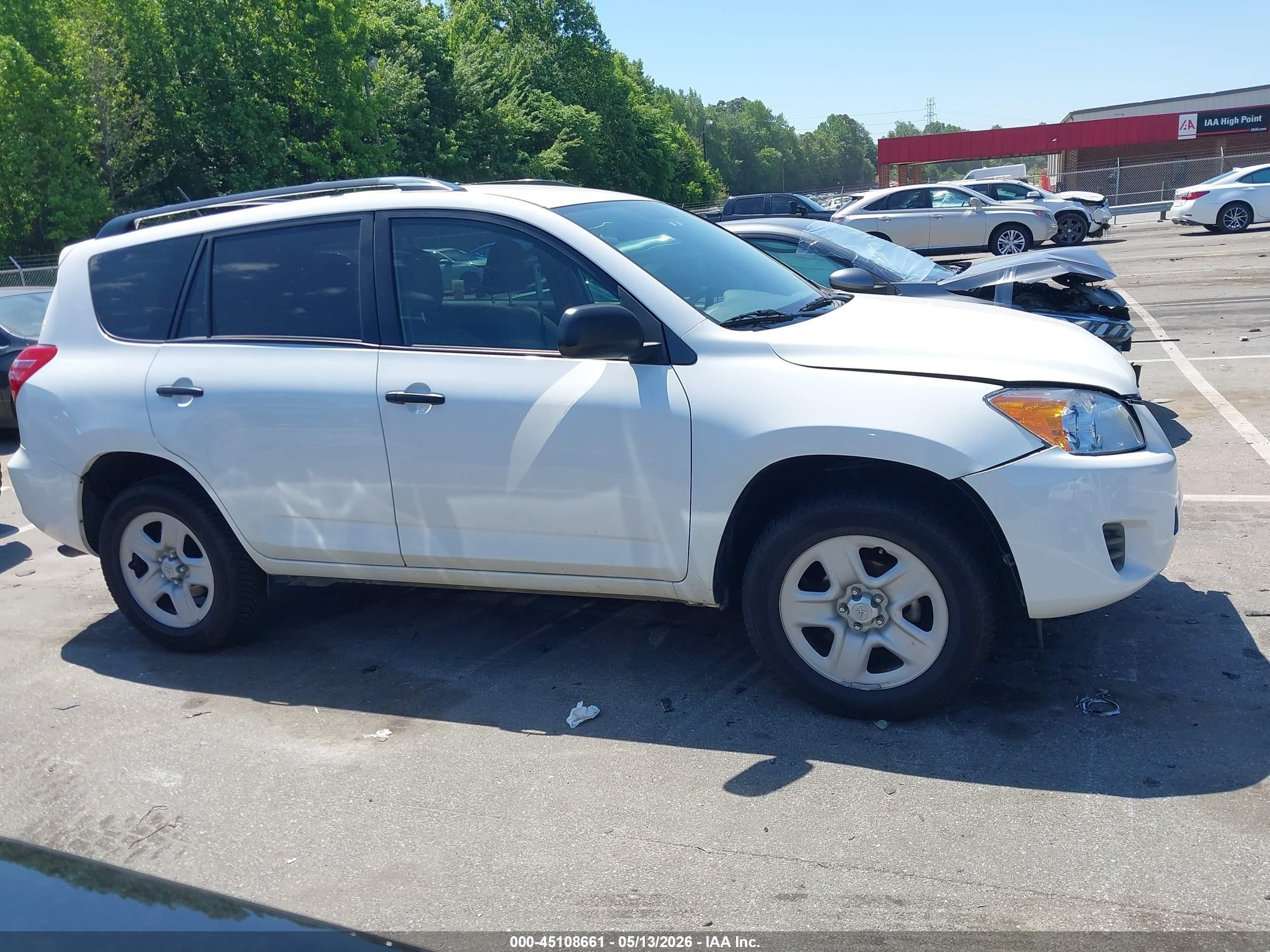 2012 Toyota Rav4   White vin: 2T3ZF4DV6CW155297