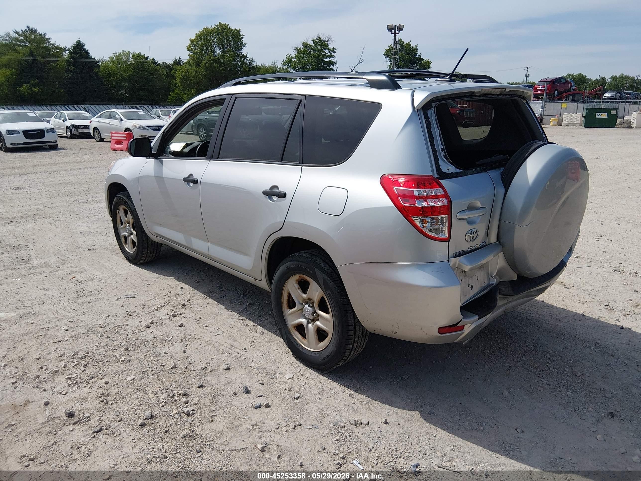 2010 Toyota Rav4 Silver vin: 2T3ZF4DV7AW052497