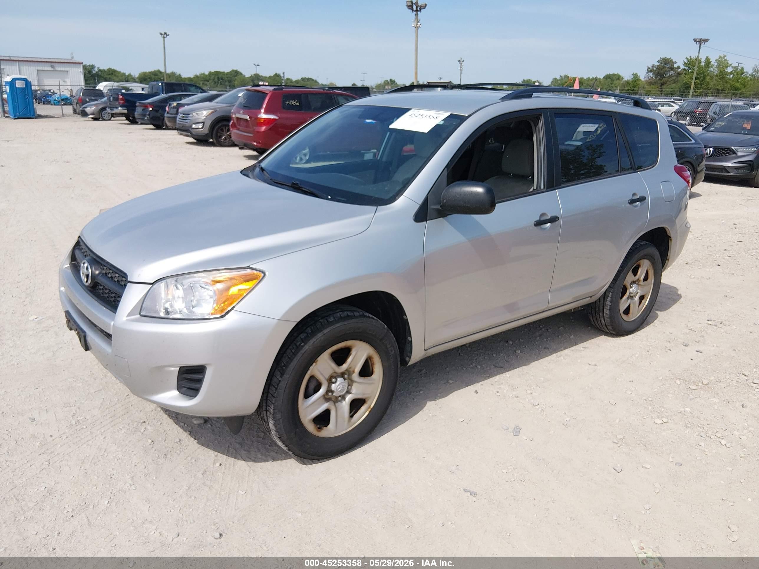 2010 Toyota Rav4 Silver vin: 2T3ZF4DV7AW052497