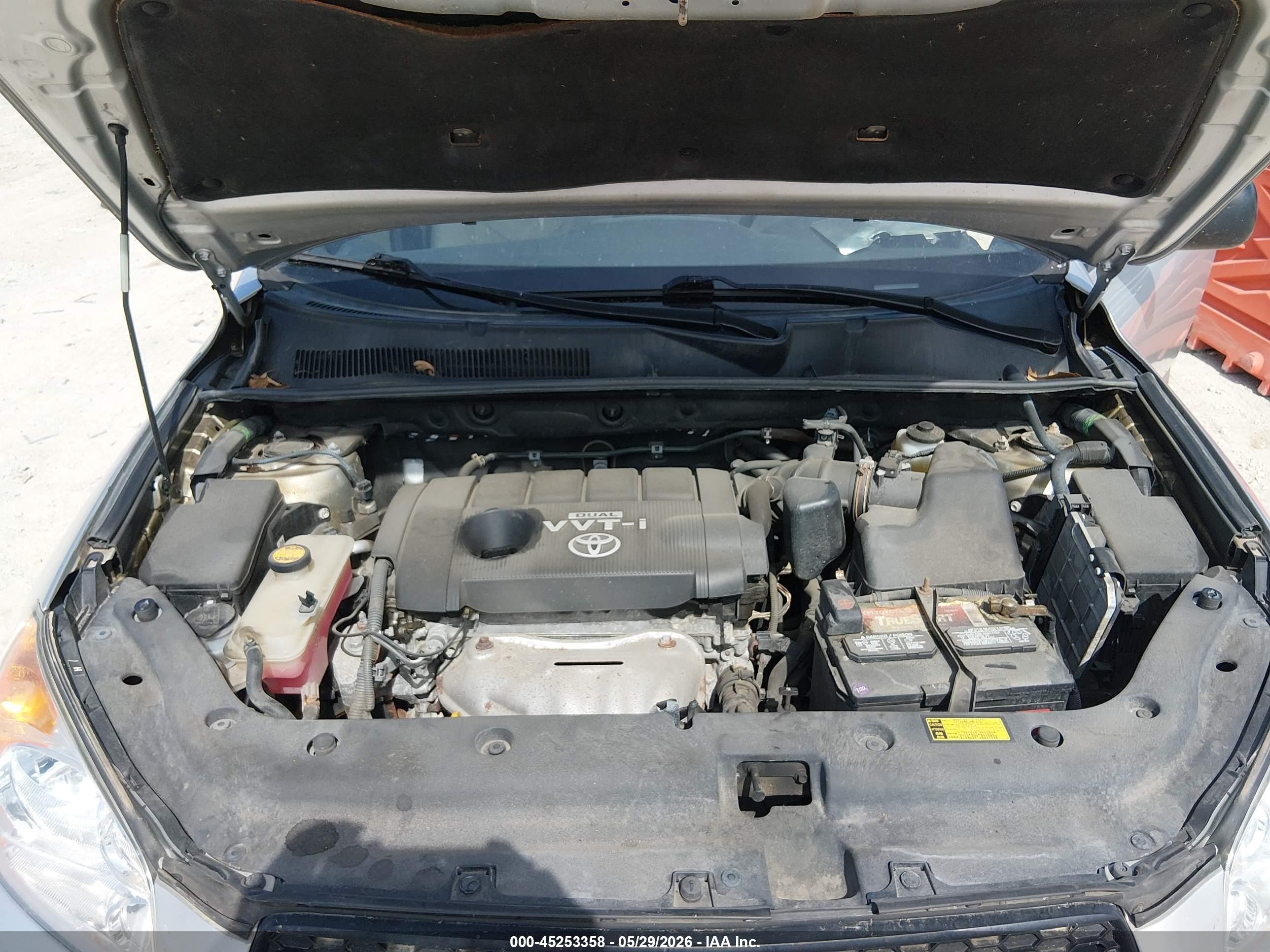 2010 Toyota Rav4 Silver vin: 2T3ZF4DV7AW052497