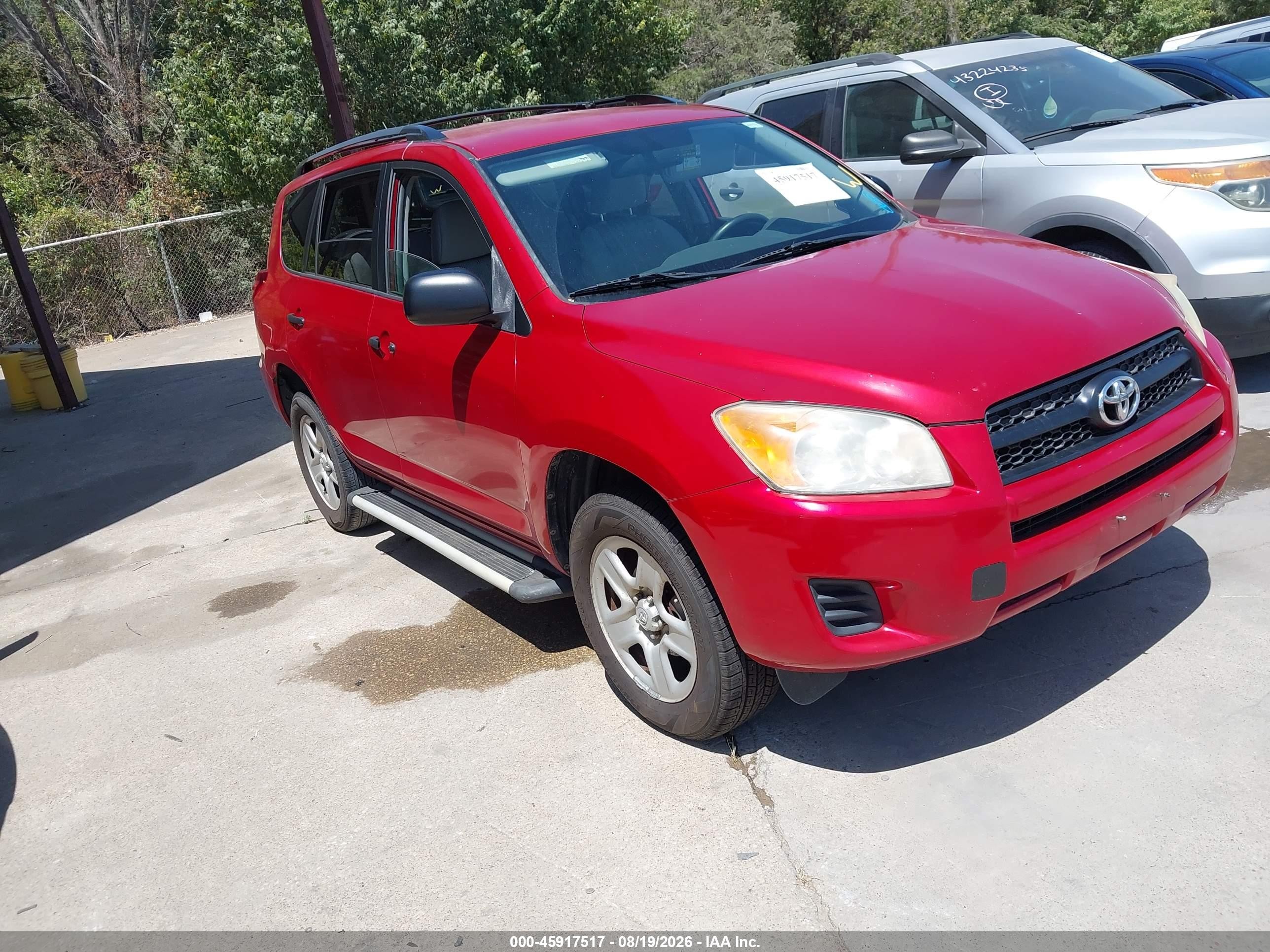 2011 Toyota Rav4   Red vin: 2T3ZF4DV7BW053876