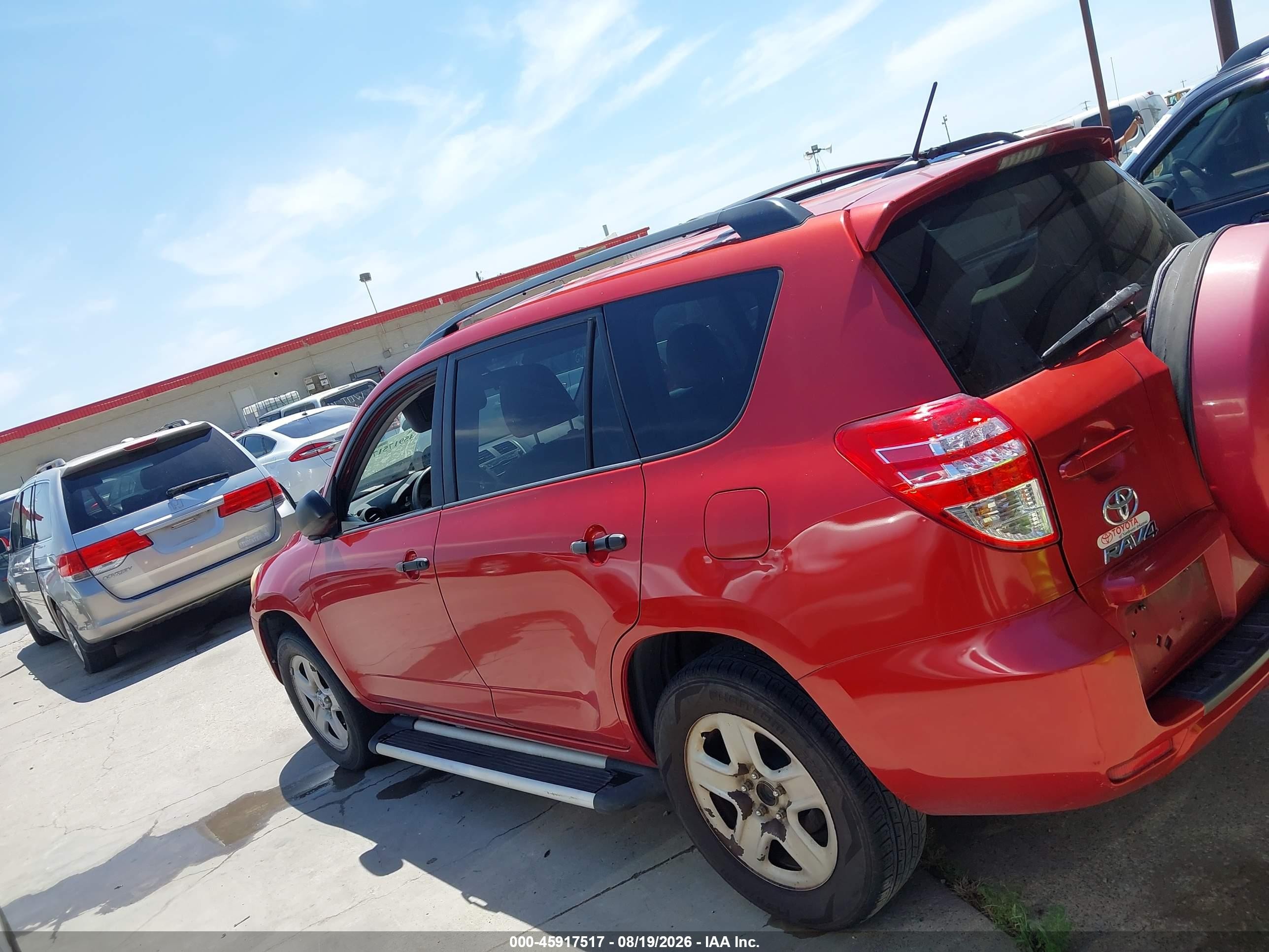 2011 Toyota Rav4   Red vin: 2T3ZF4DV7BW053876