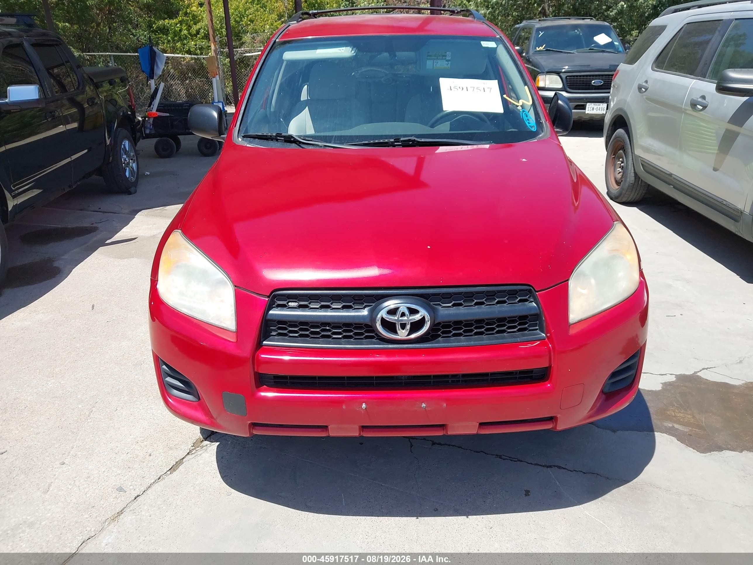 2011 Toyota Rav4   Red vin: 2T3ZF4DV7BW053876